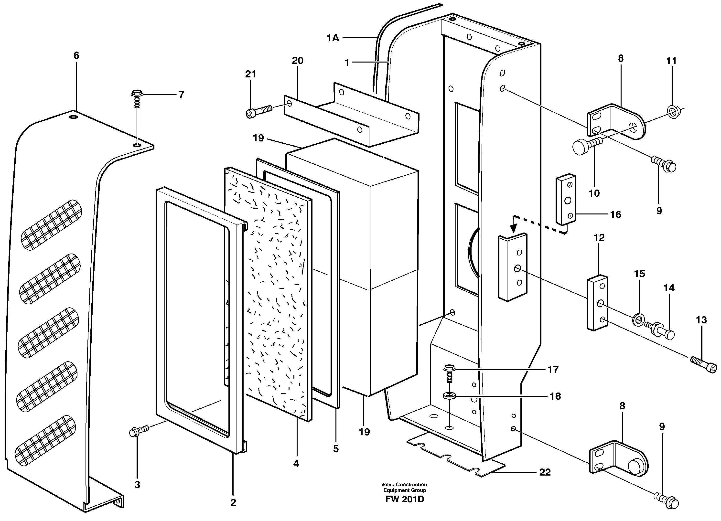 Air inlet — volvo parts diagram