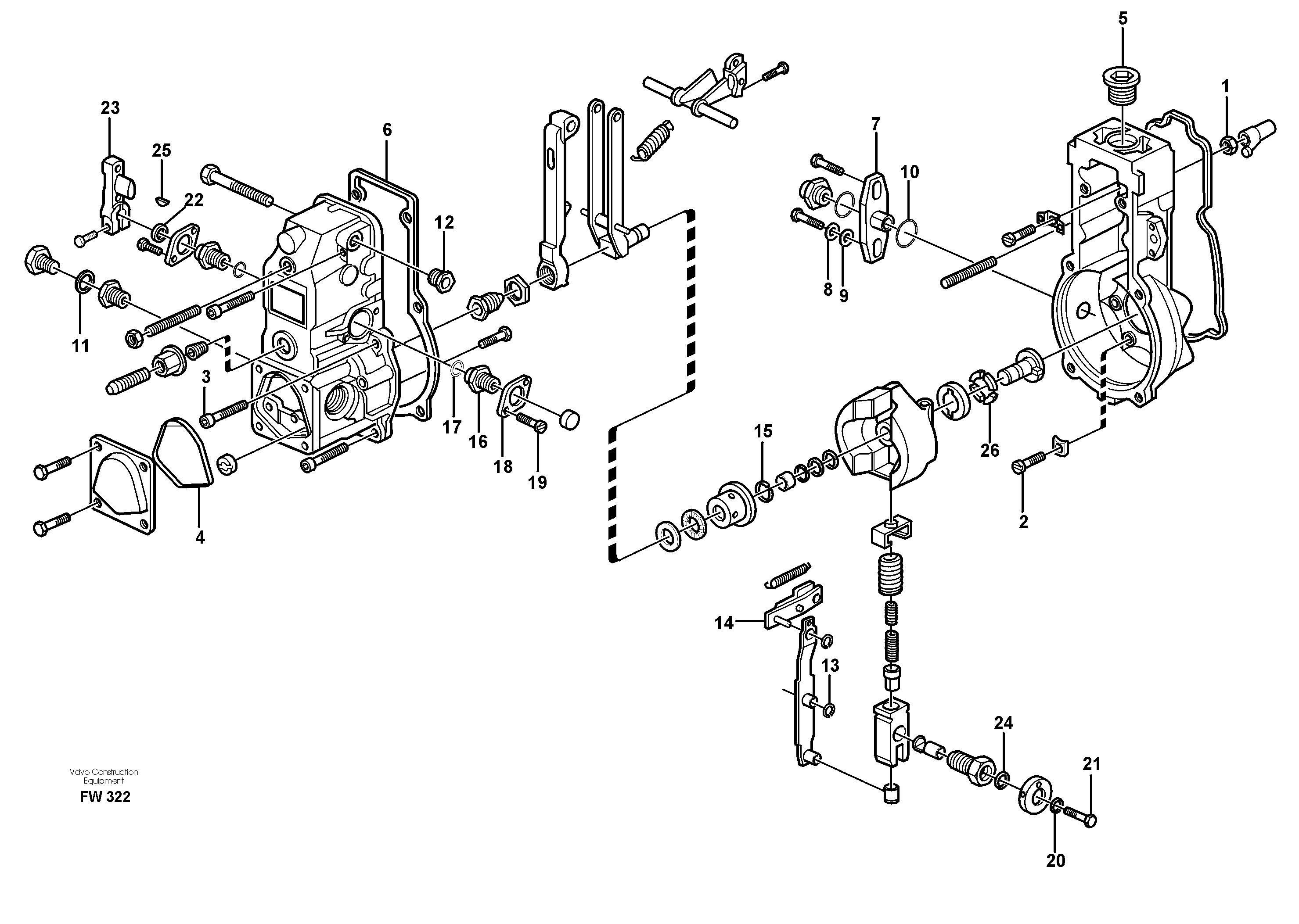Centrifugal governor — volvo parts diagram