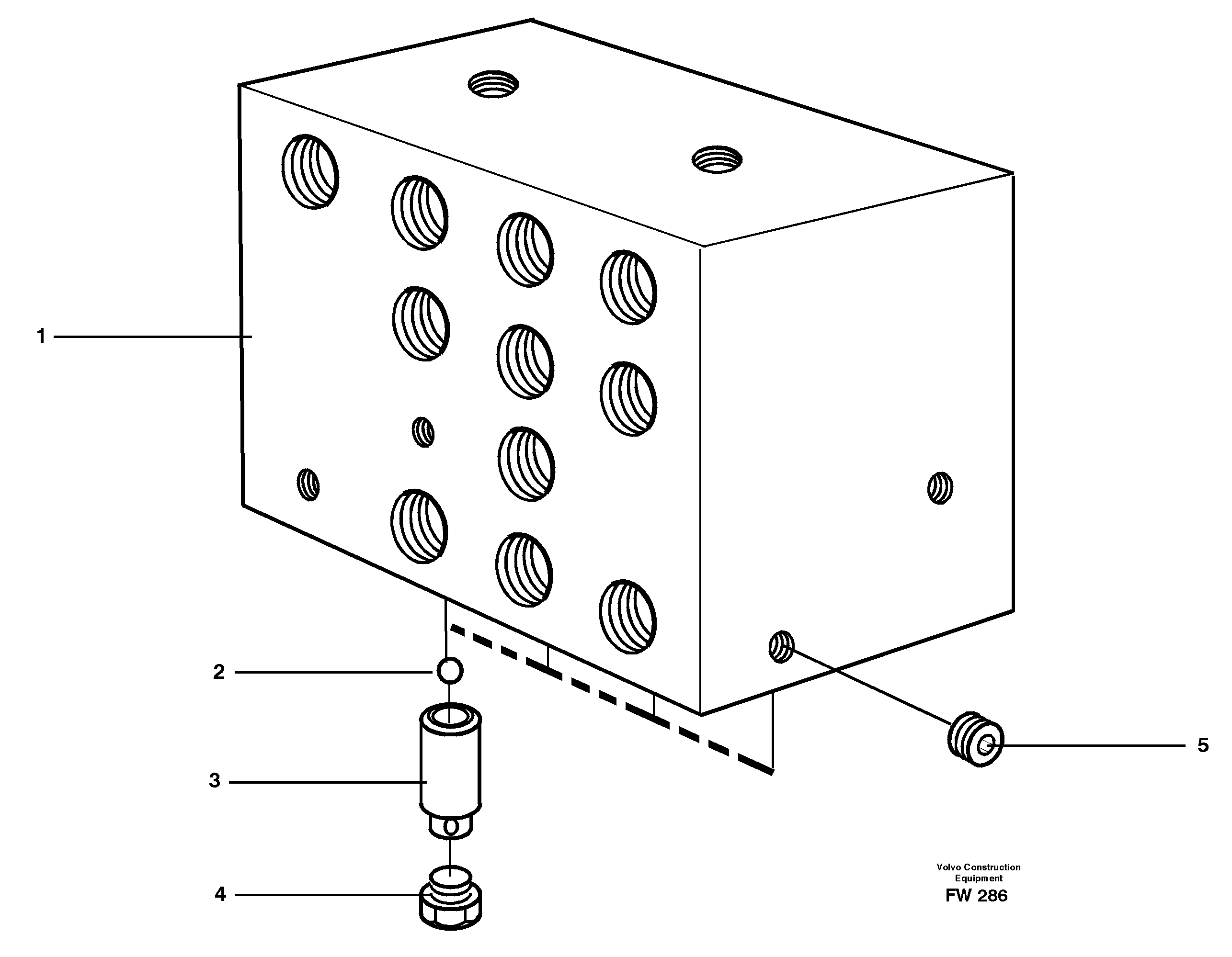 Valve,crawlerbrake — volvo parts diagram