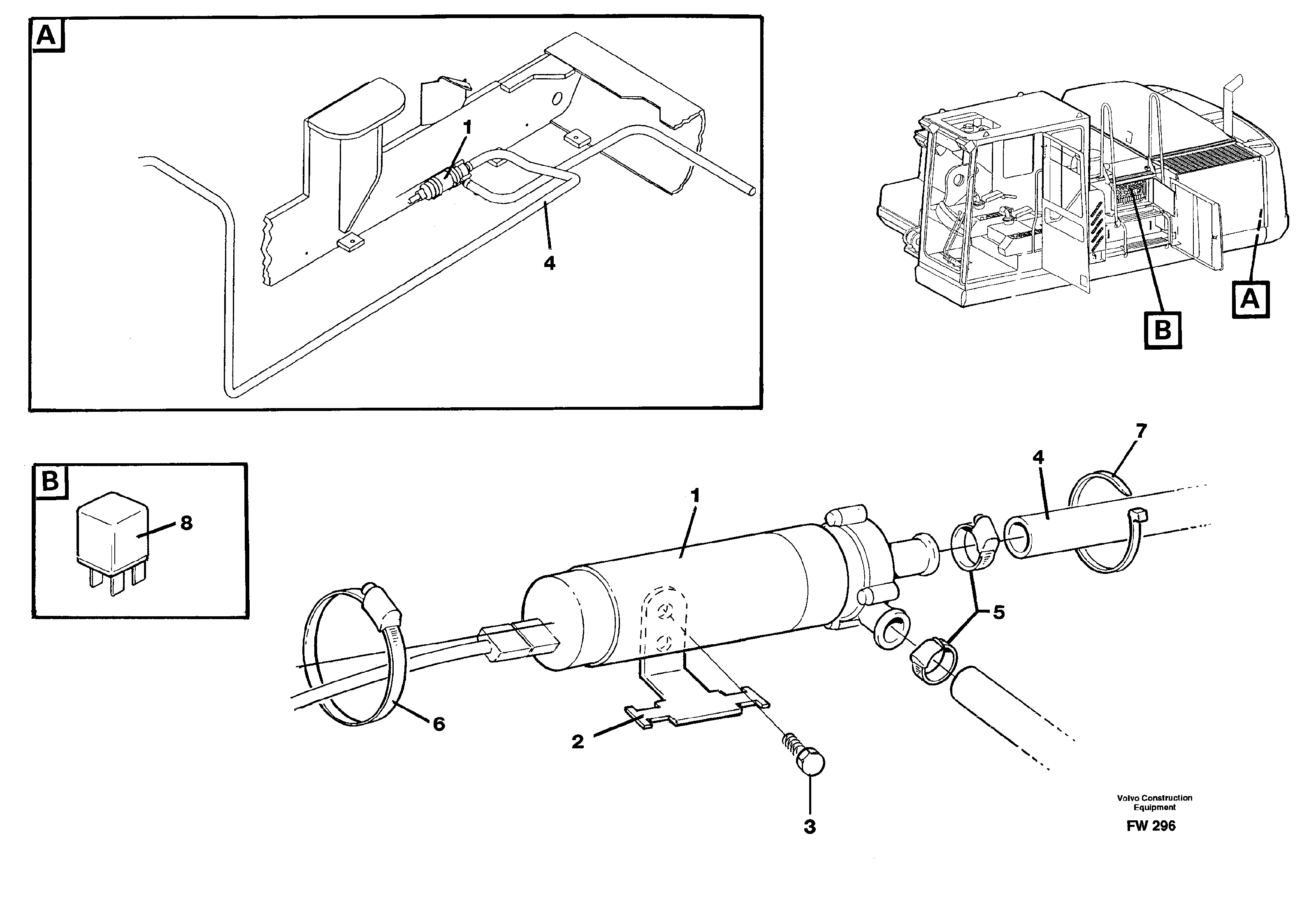 Cirkulation pump  14302682 — volvo parts diagram