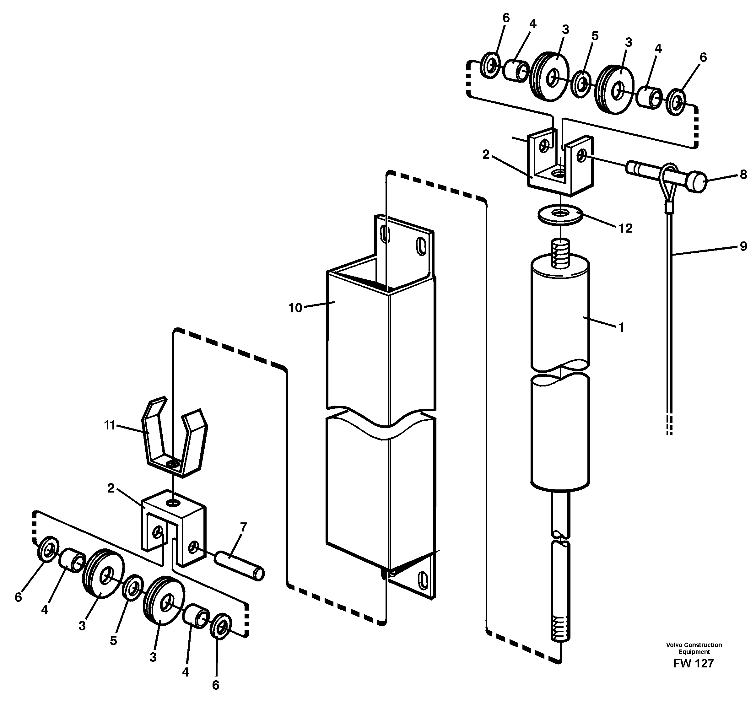 Window lifts — volvo parts diagram