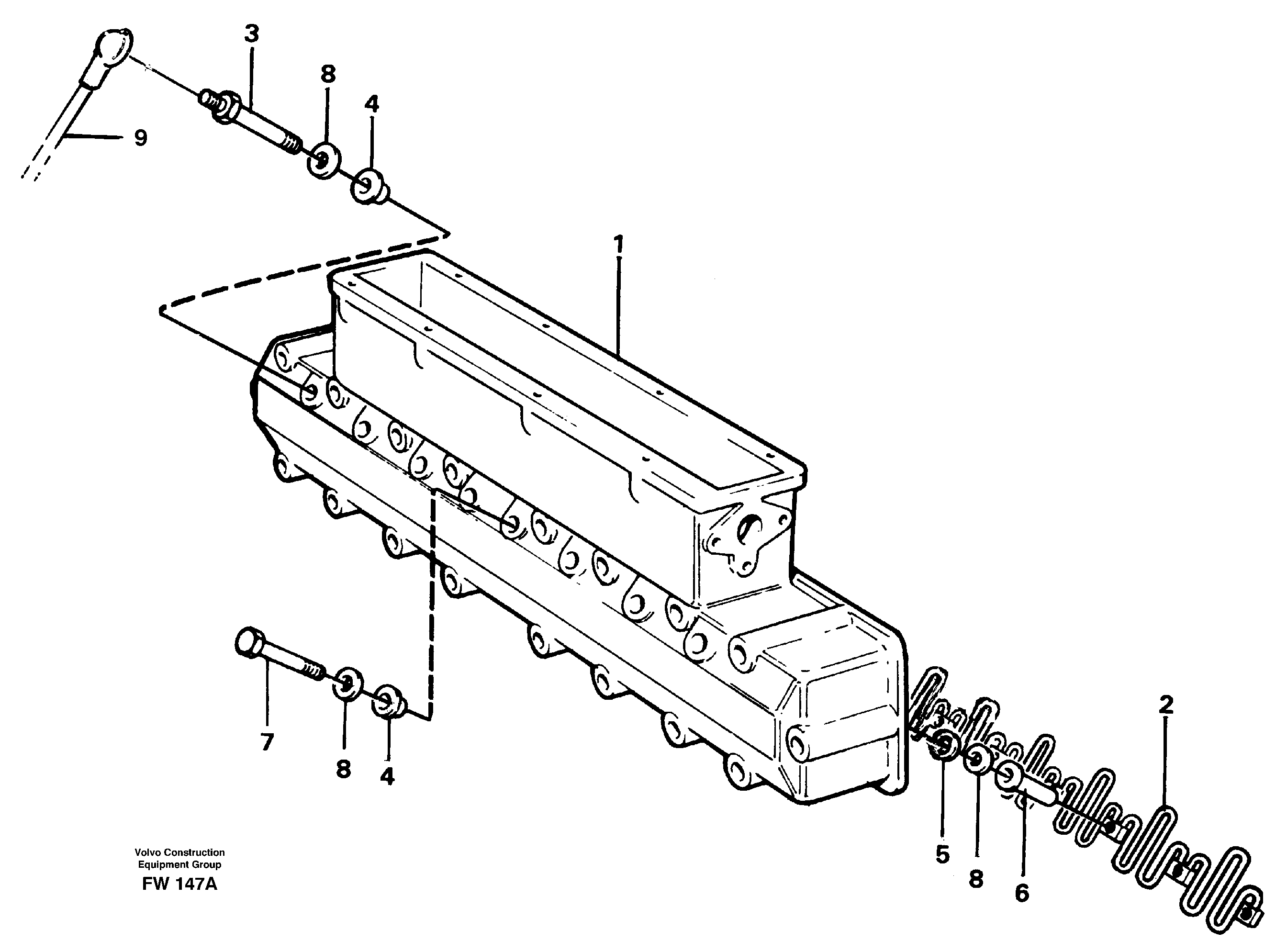 Inlet manifold — volvo parts diagram
