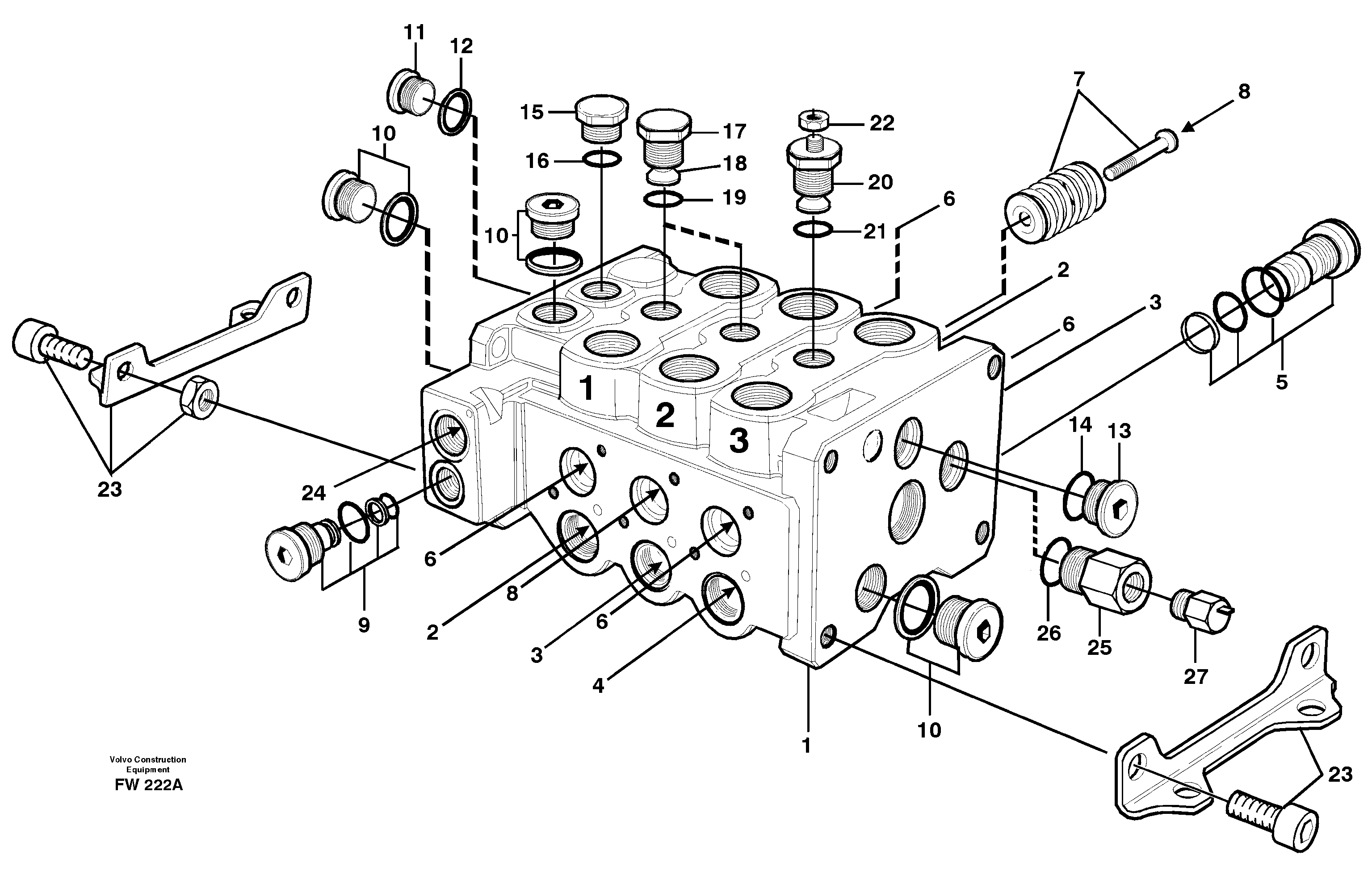 Control block — volvo parts diagram