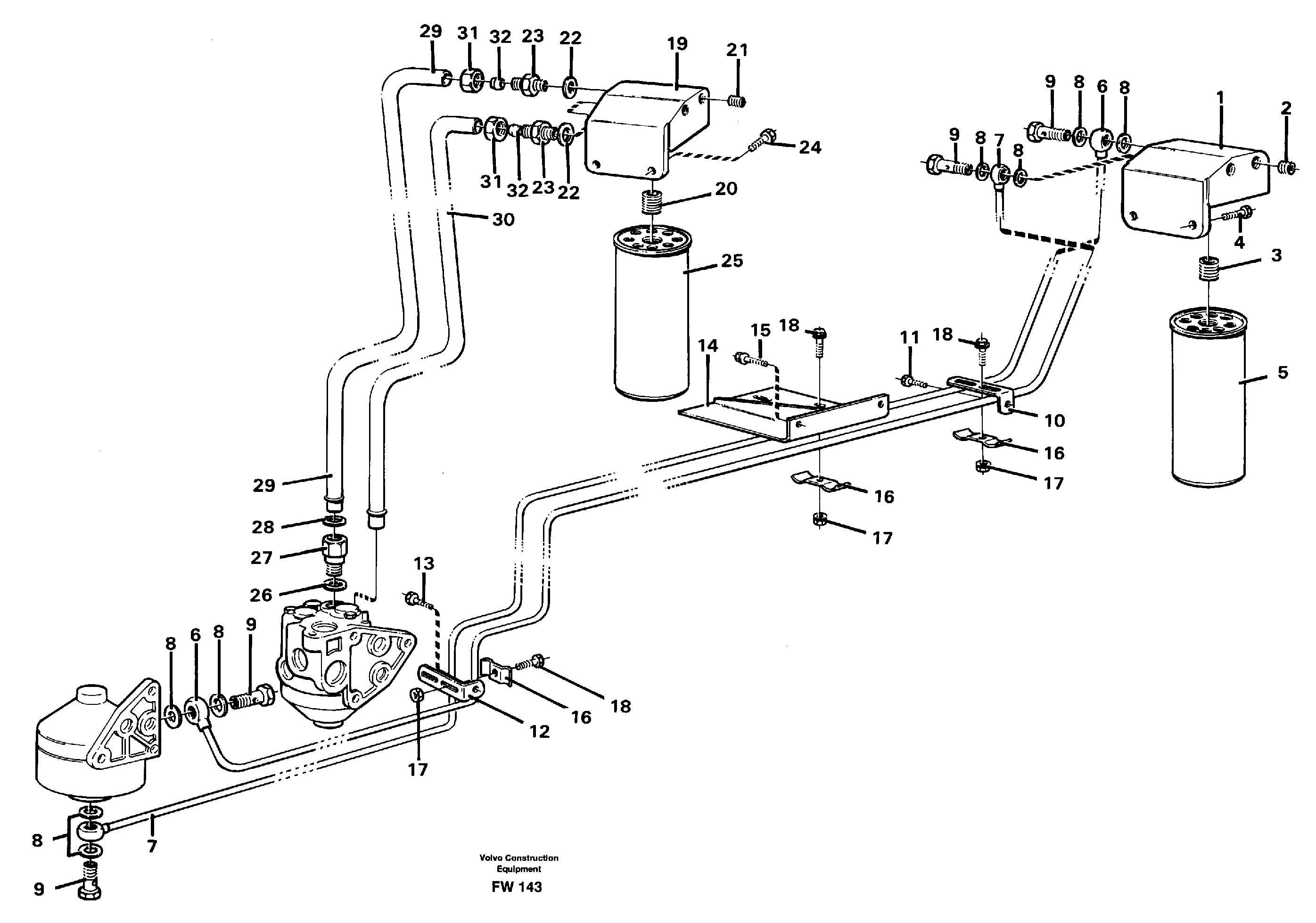 Oil filter — volvo parts diagram