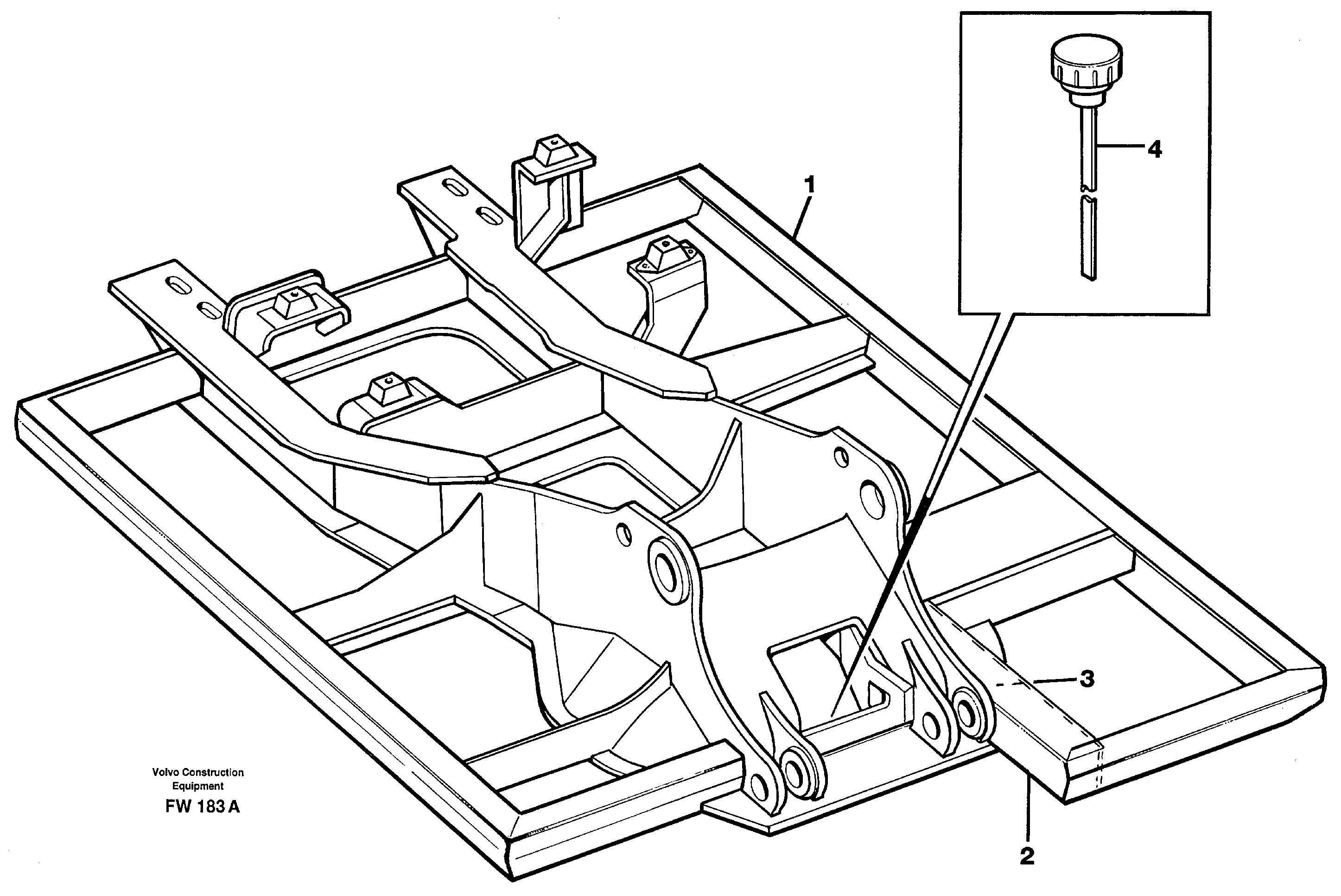 Frame, Superstructure — volvo parts diagram