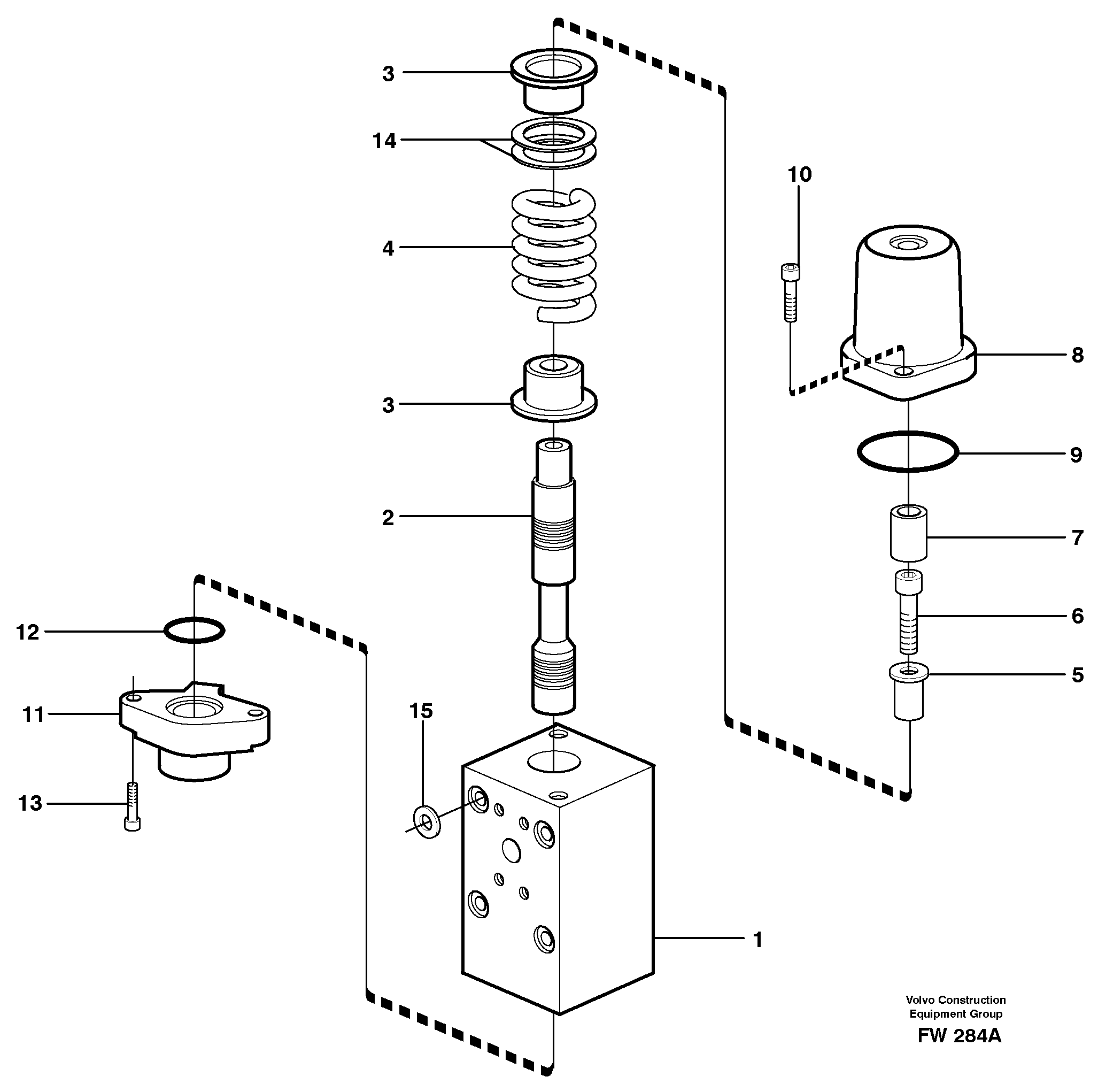 Connection valve — volvo parts diagram