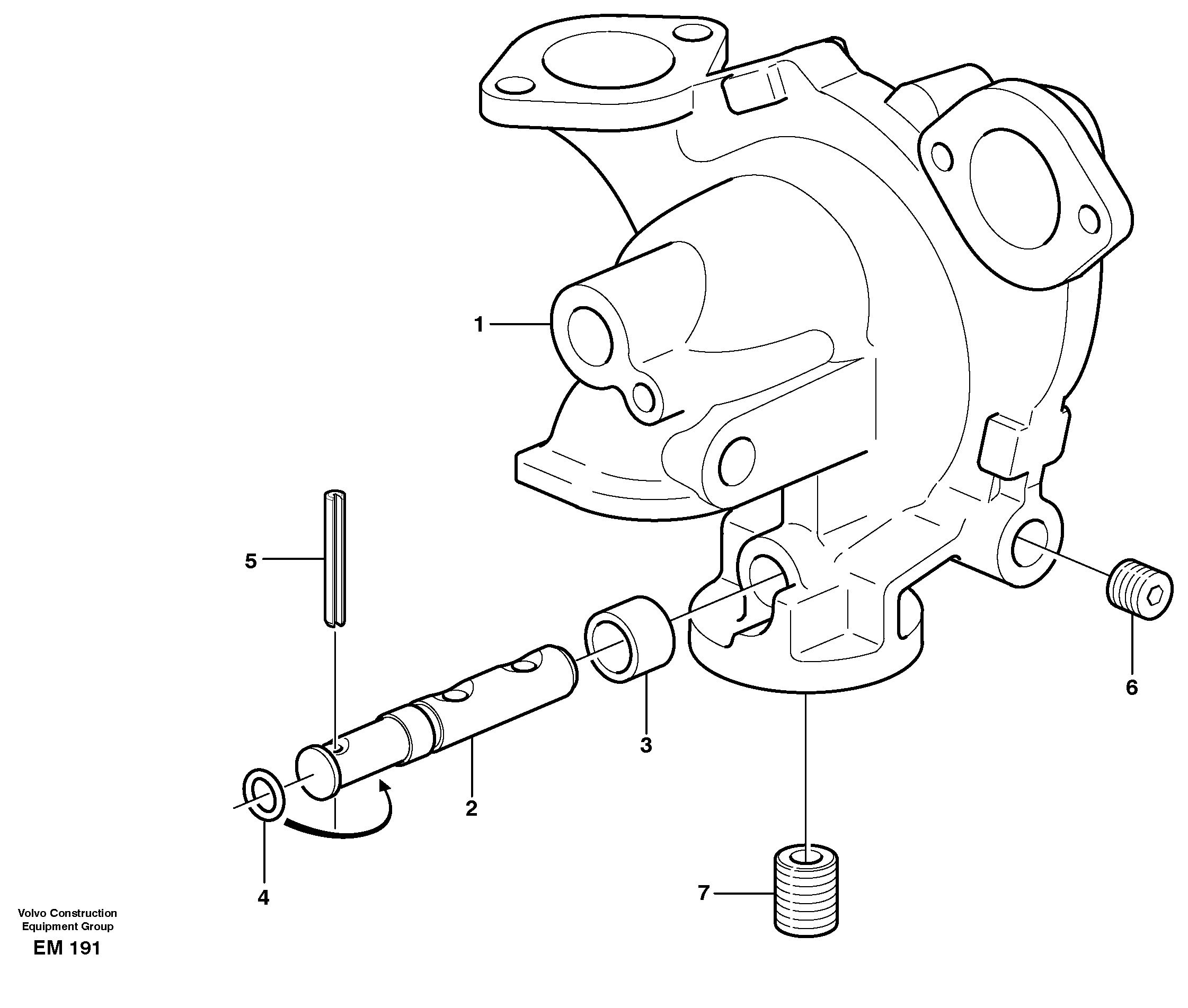 Water pump — volvo parts diagram