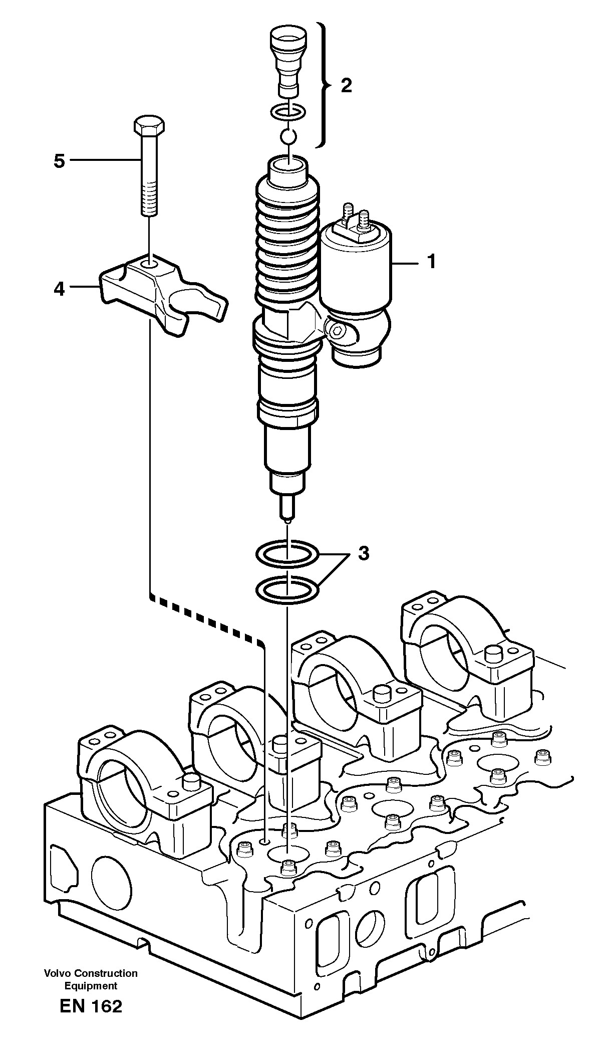 Injector — volvo parts diagram