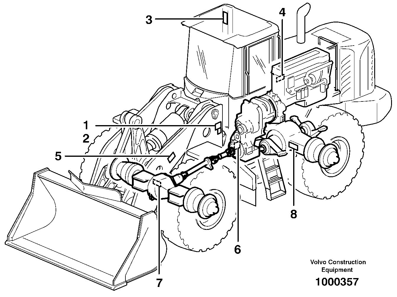 Product sign plate — volvo parts diagram