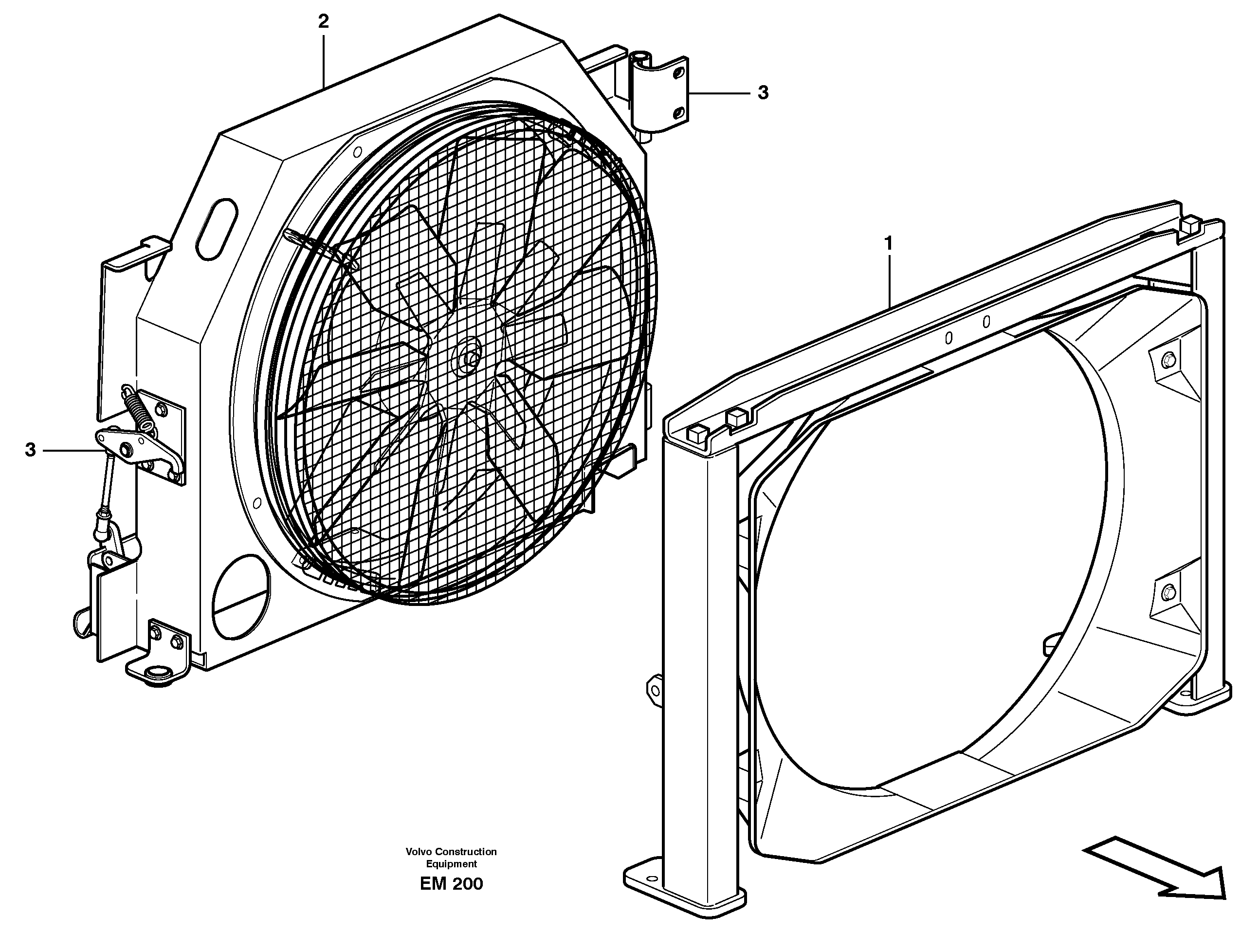 Fan drive — volvo parts diagram