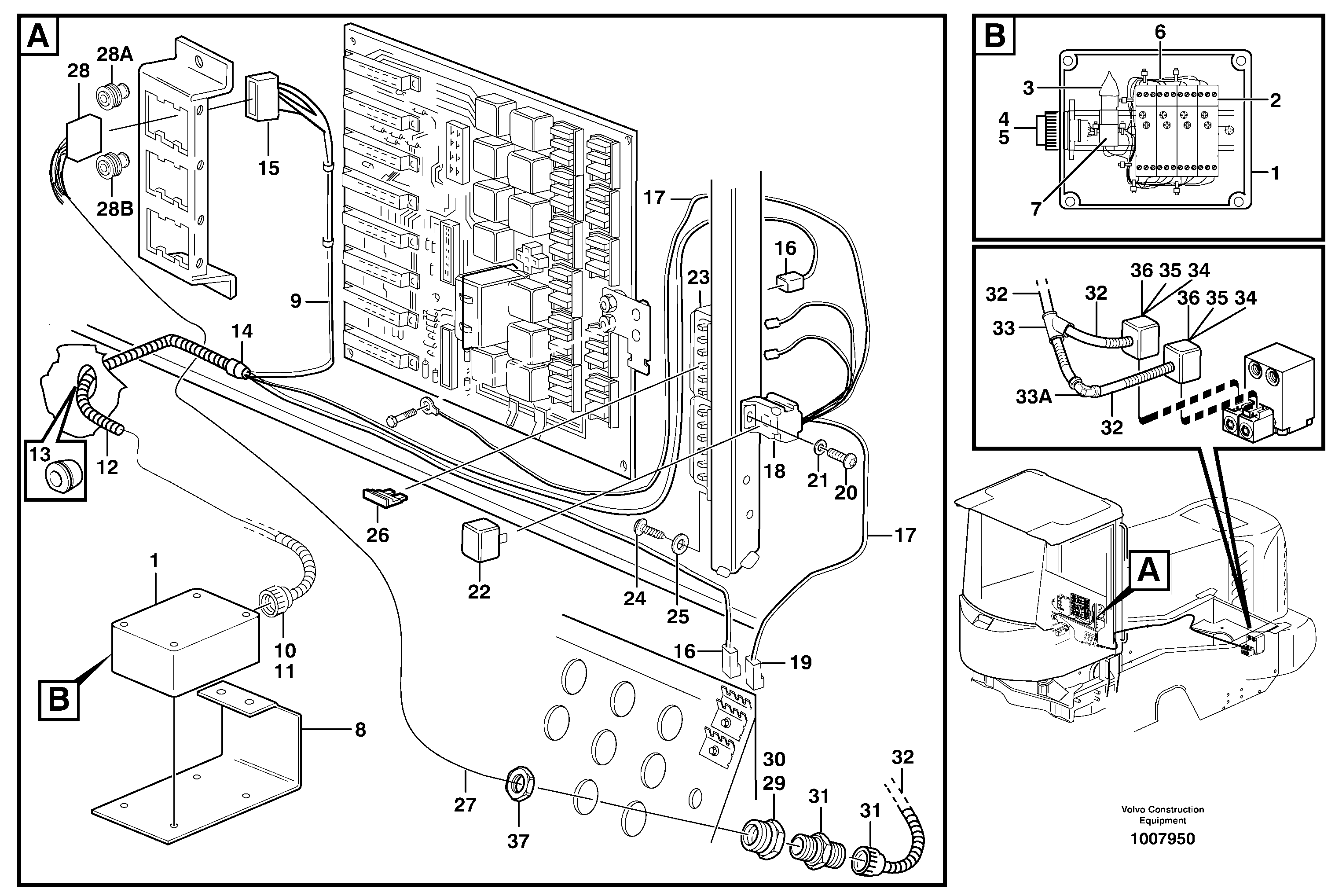 Reversible fan  82170, 82171, 82404 — volvo parts diagram