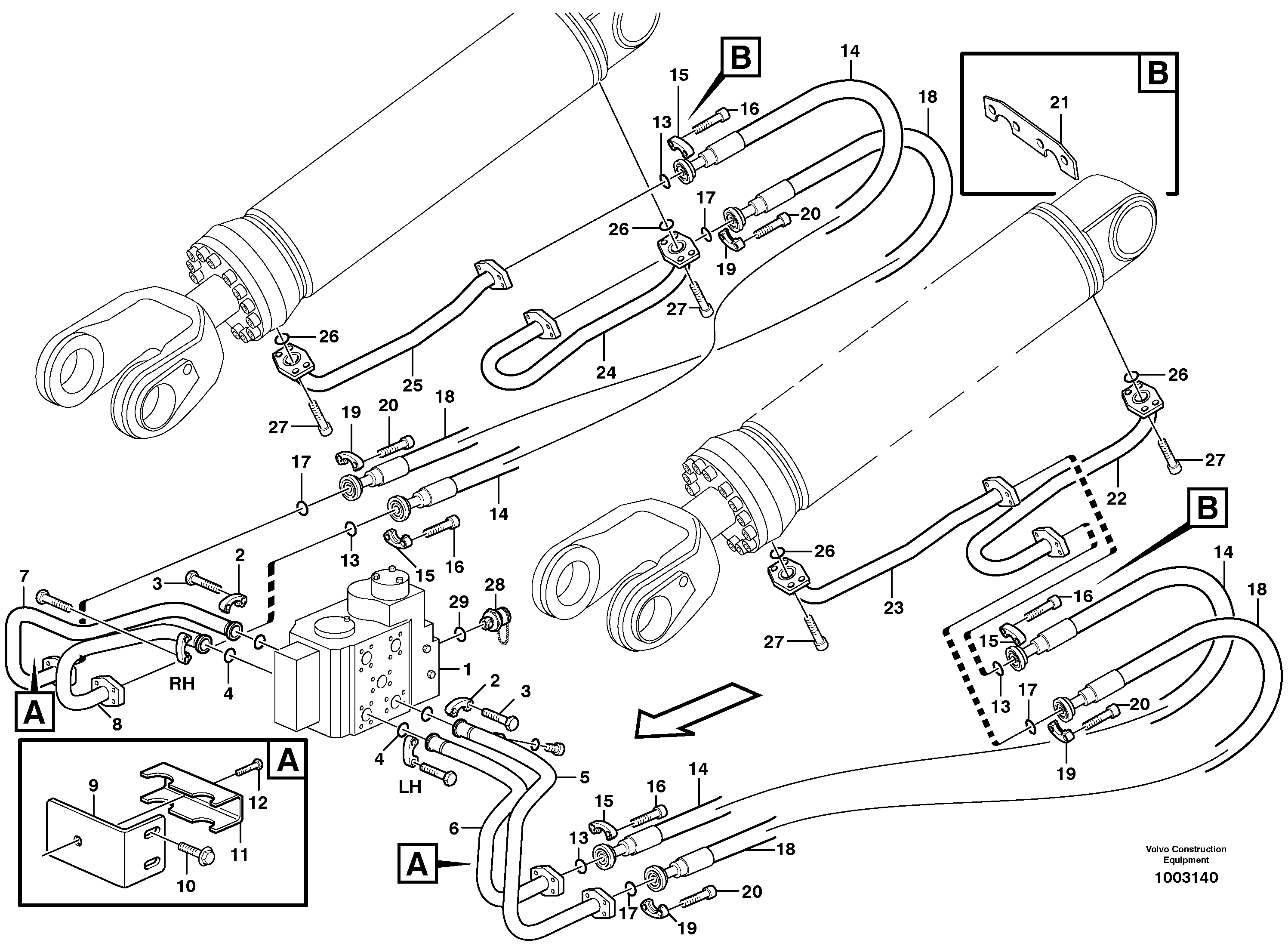 Lift function — volvo parts diagram