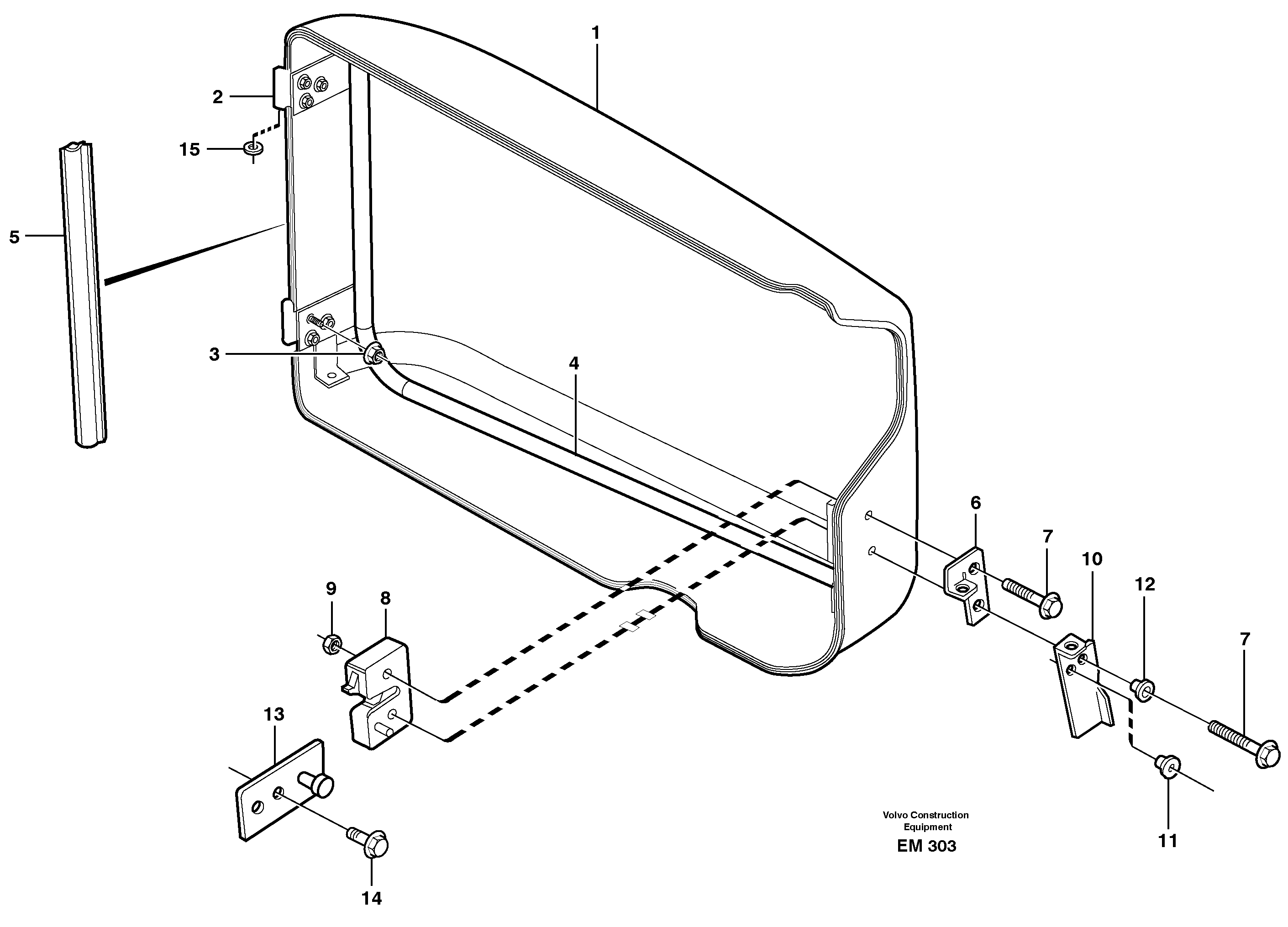 Filter cover 33828, 33827 — volvo parts diagram