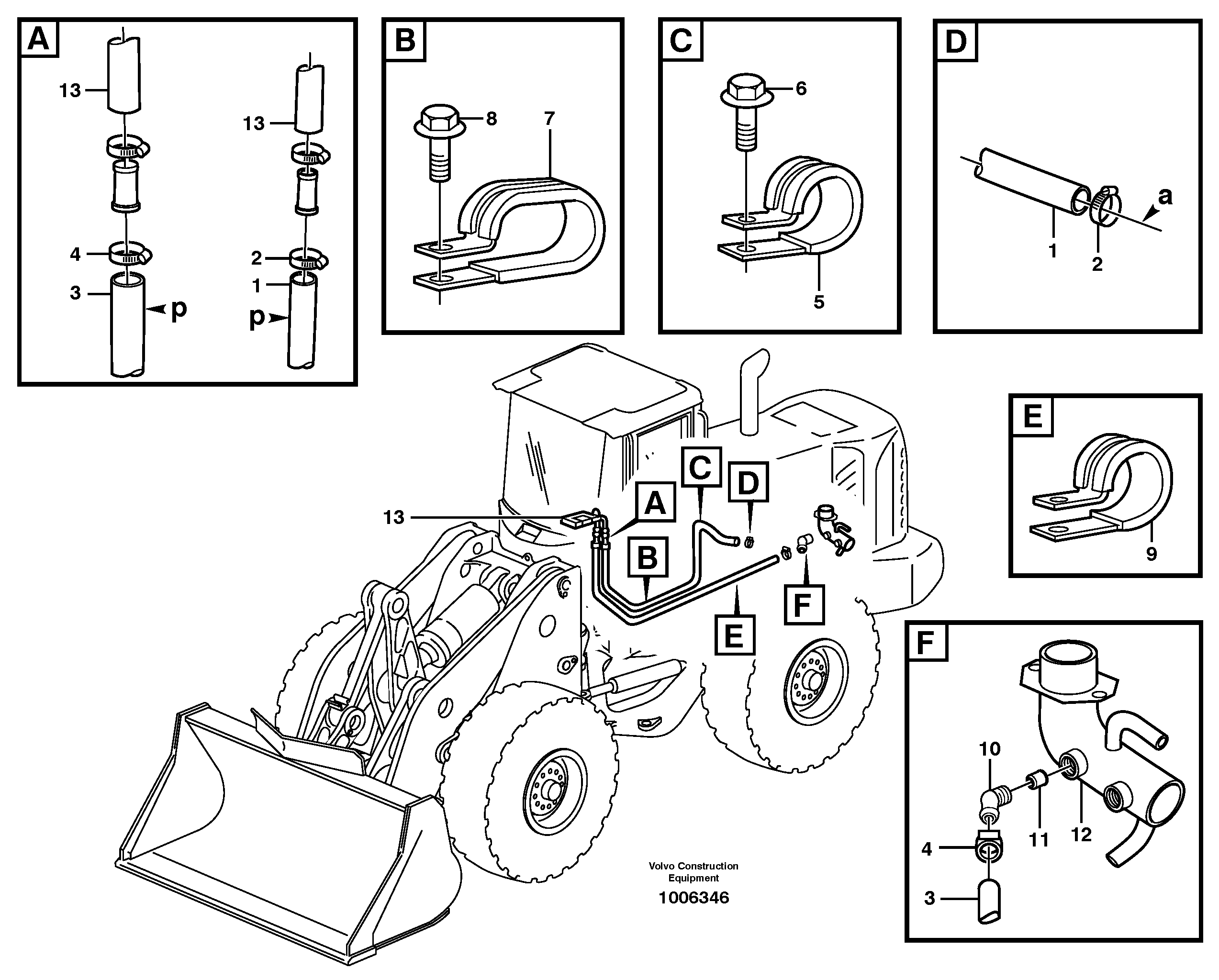 Heating system — volvo parts diagram