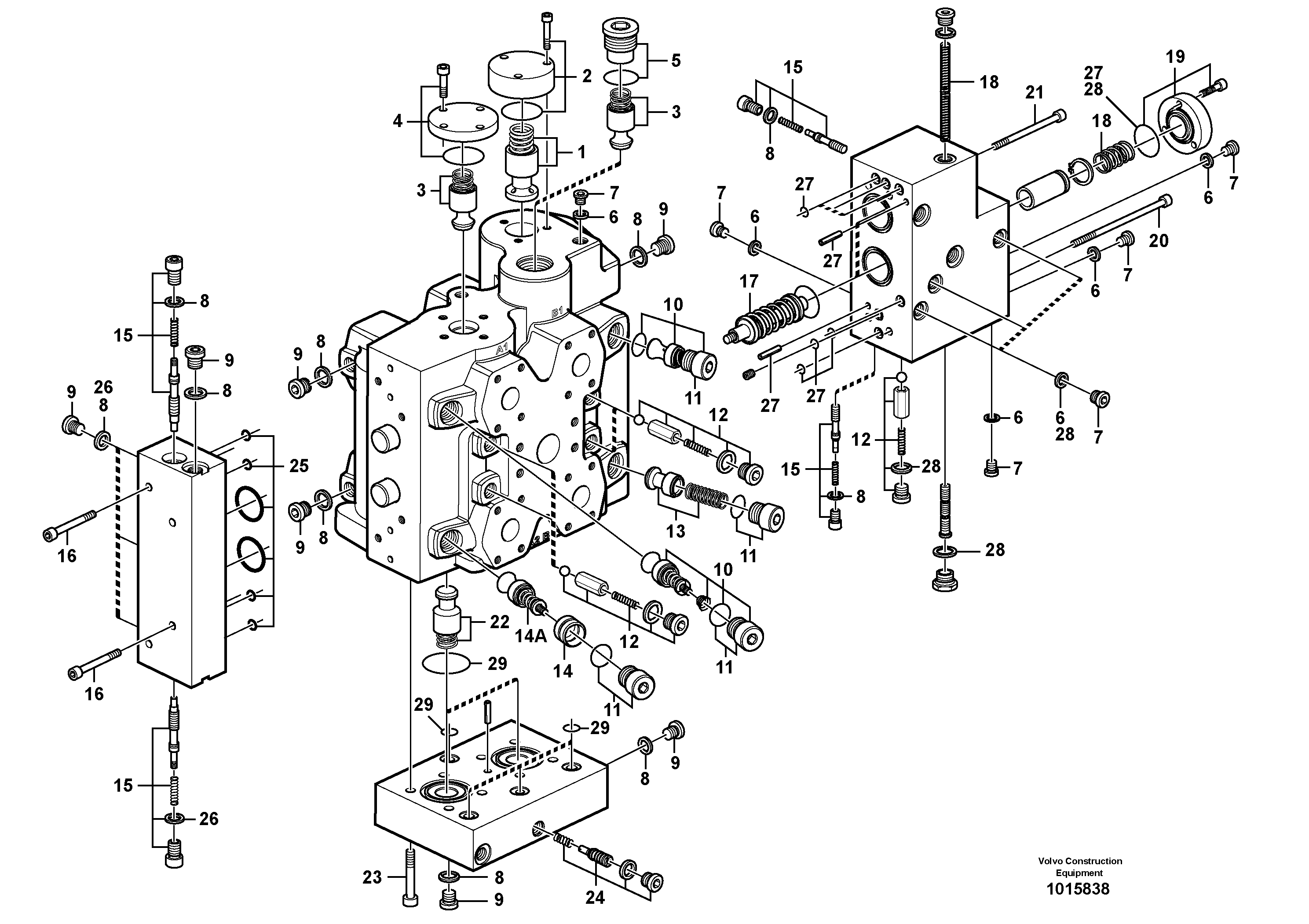 Control valve — volvo parts diagram