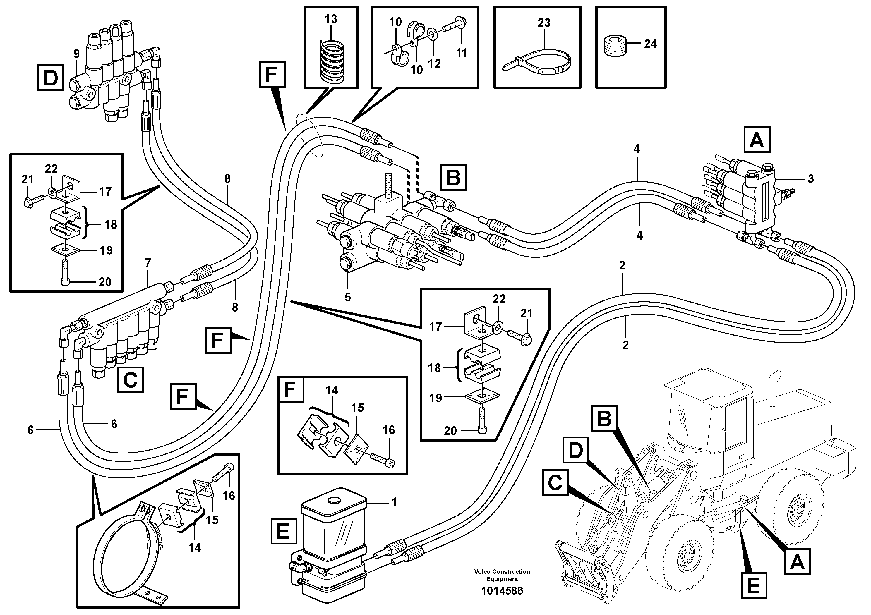 Central lubrication.  82111, 82688 SER NO 5941 - — volvo parts diagram