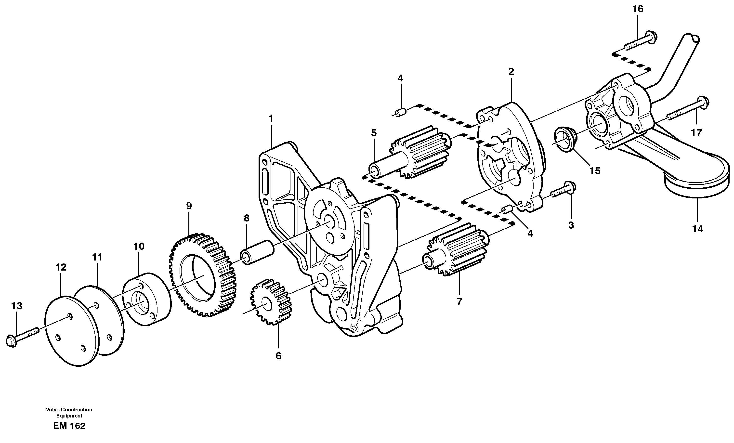 Oil pump — volvo parts diagram