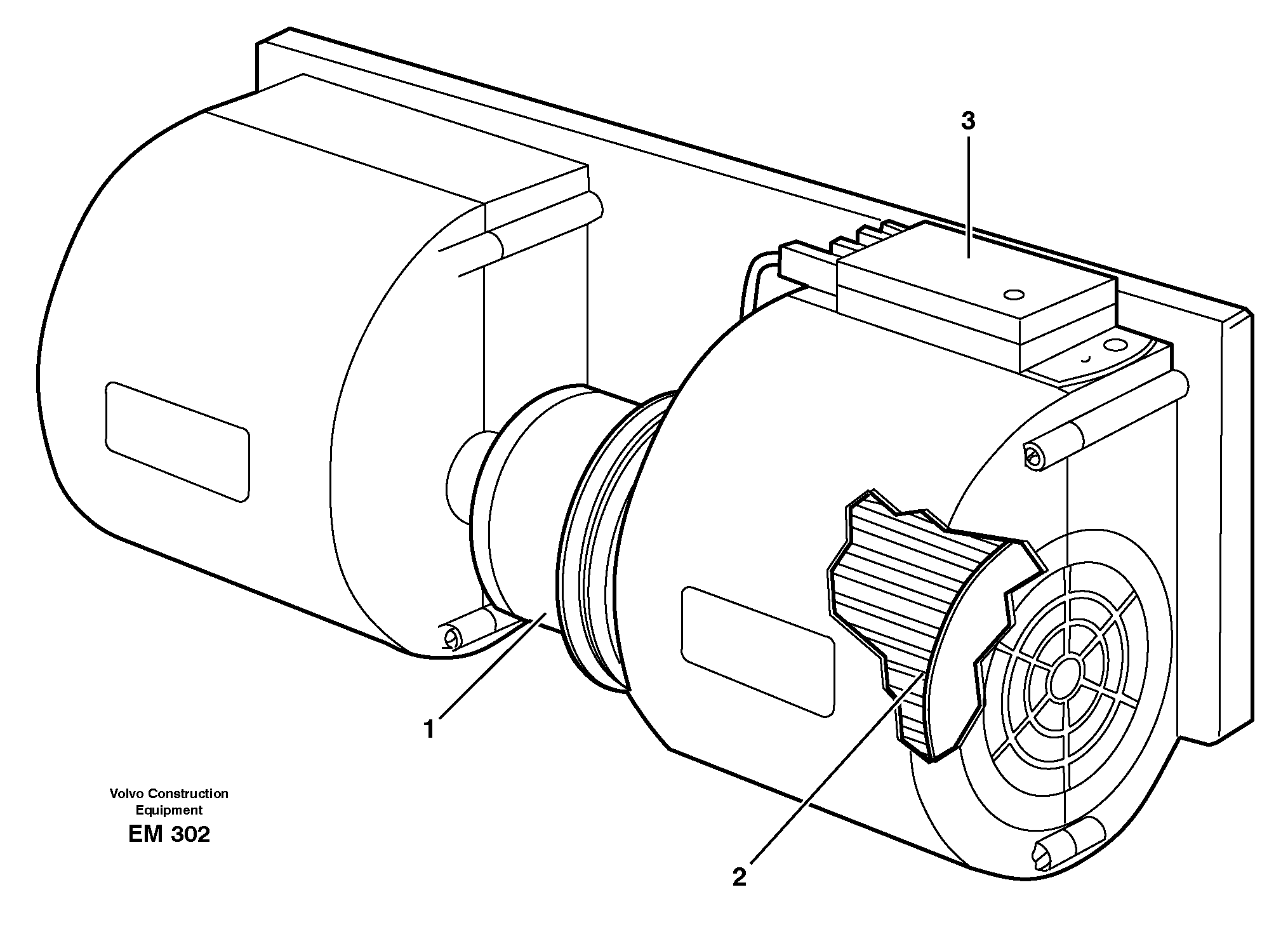 Fan  33828, 33827 — volvo parts diagram