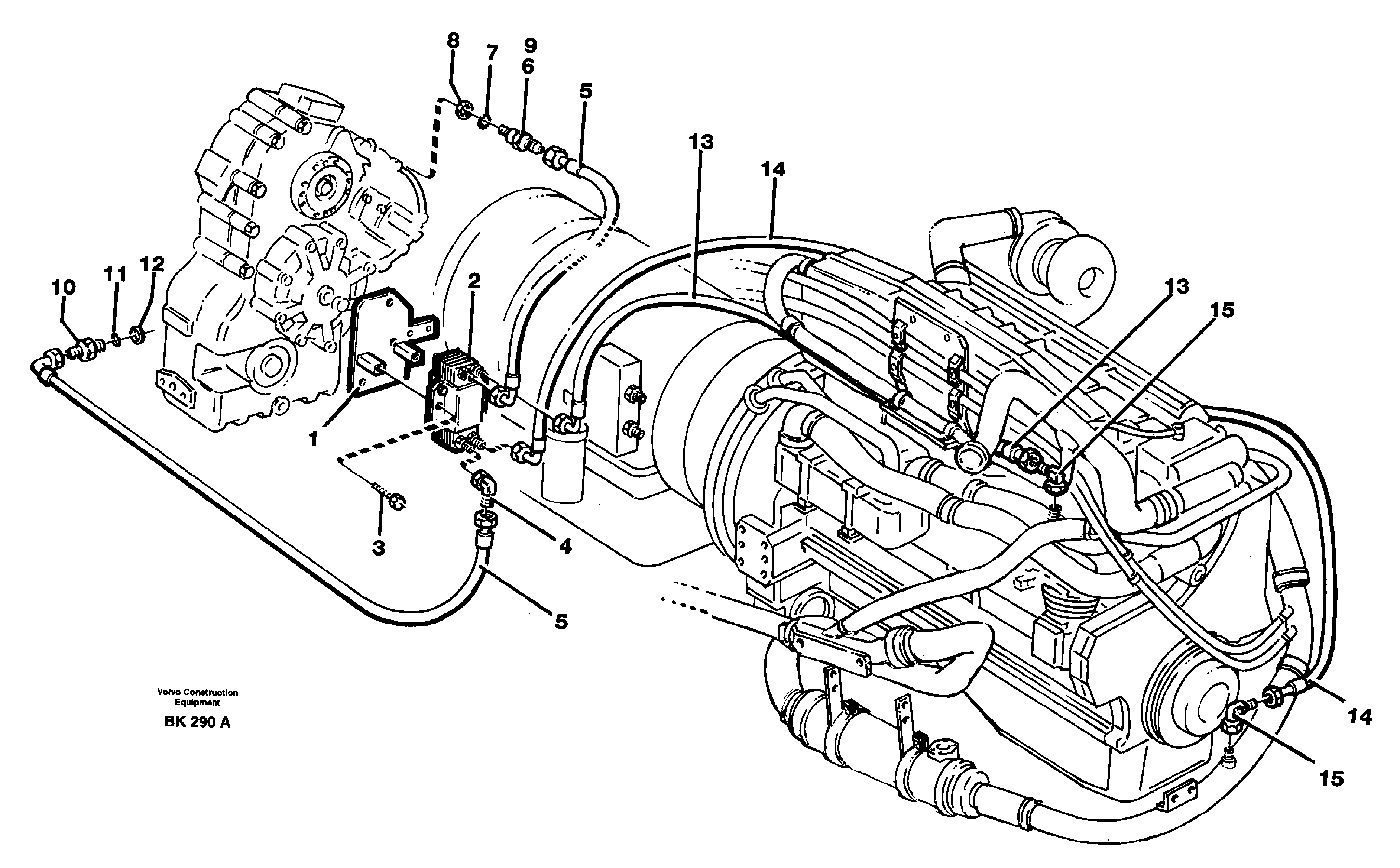Heat exchanger. Drop box — volvo parts diagram