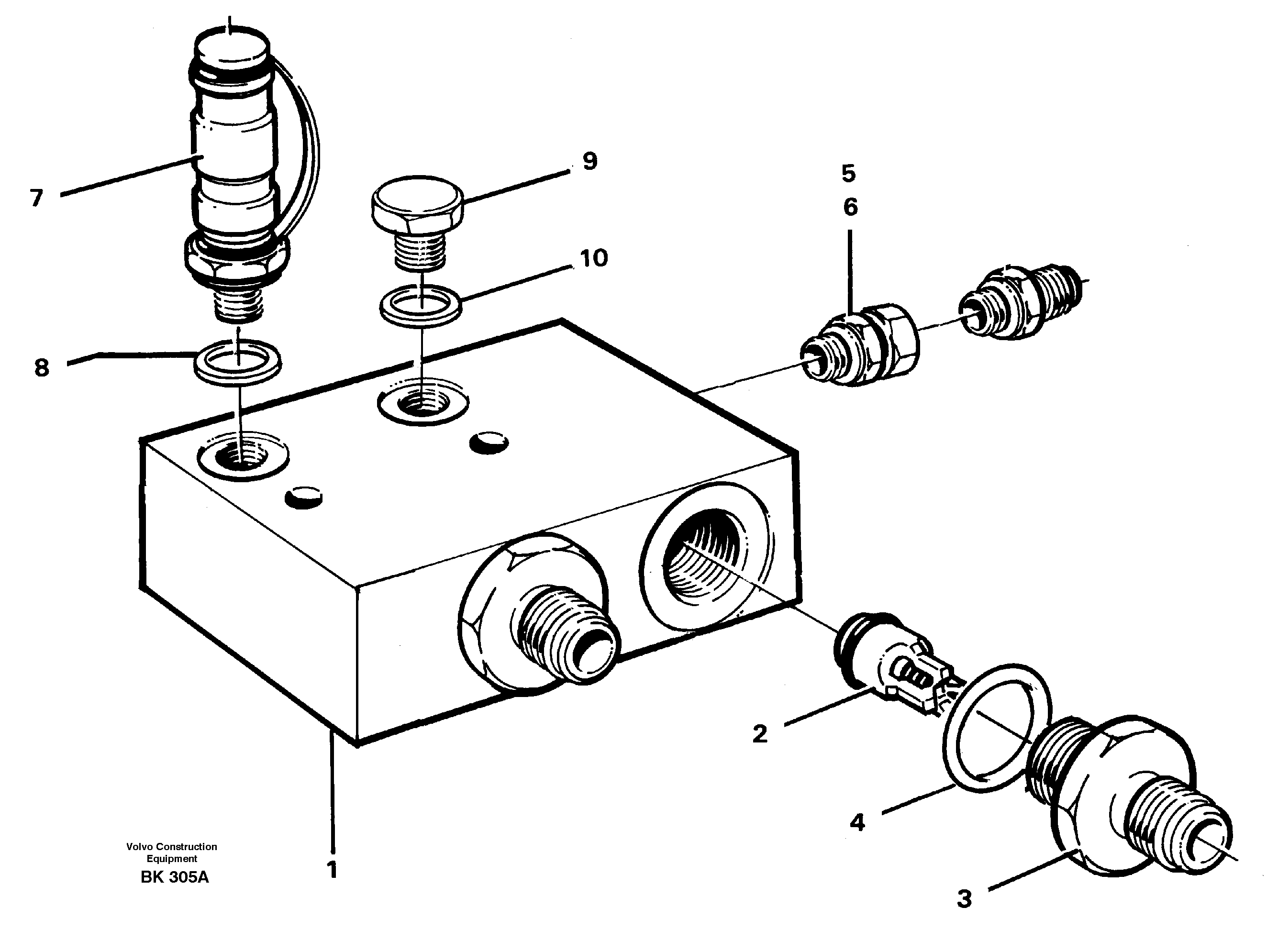 Valve housing — volvo parts diagram