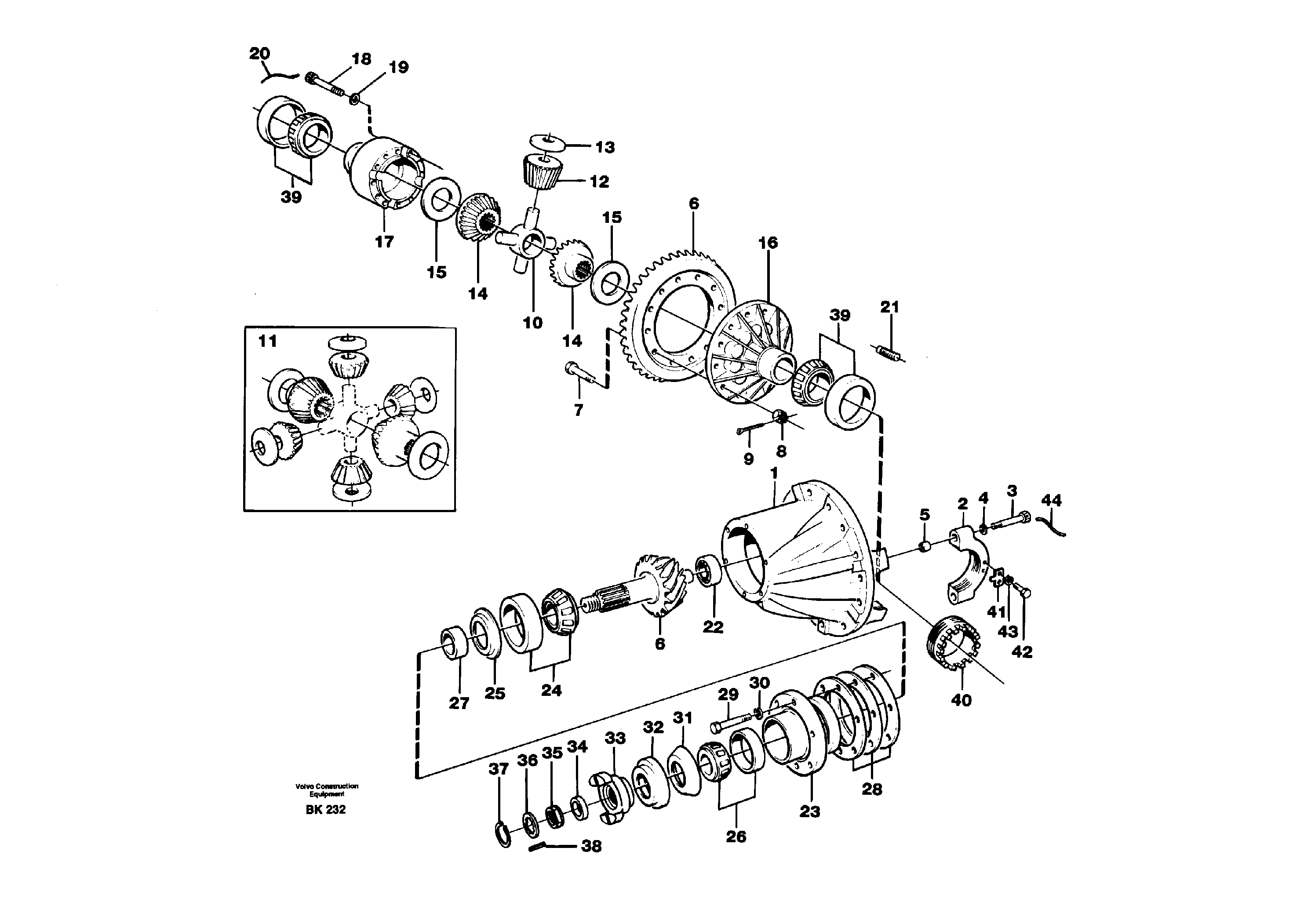 Final drive  AH63L — volvo parts diagram