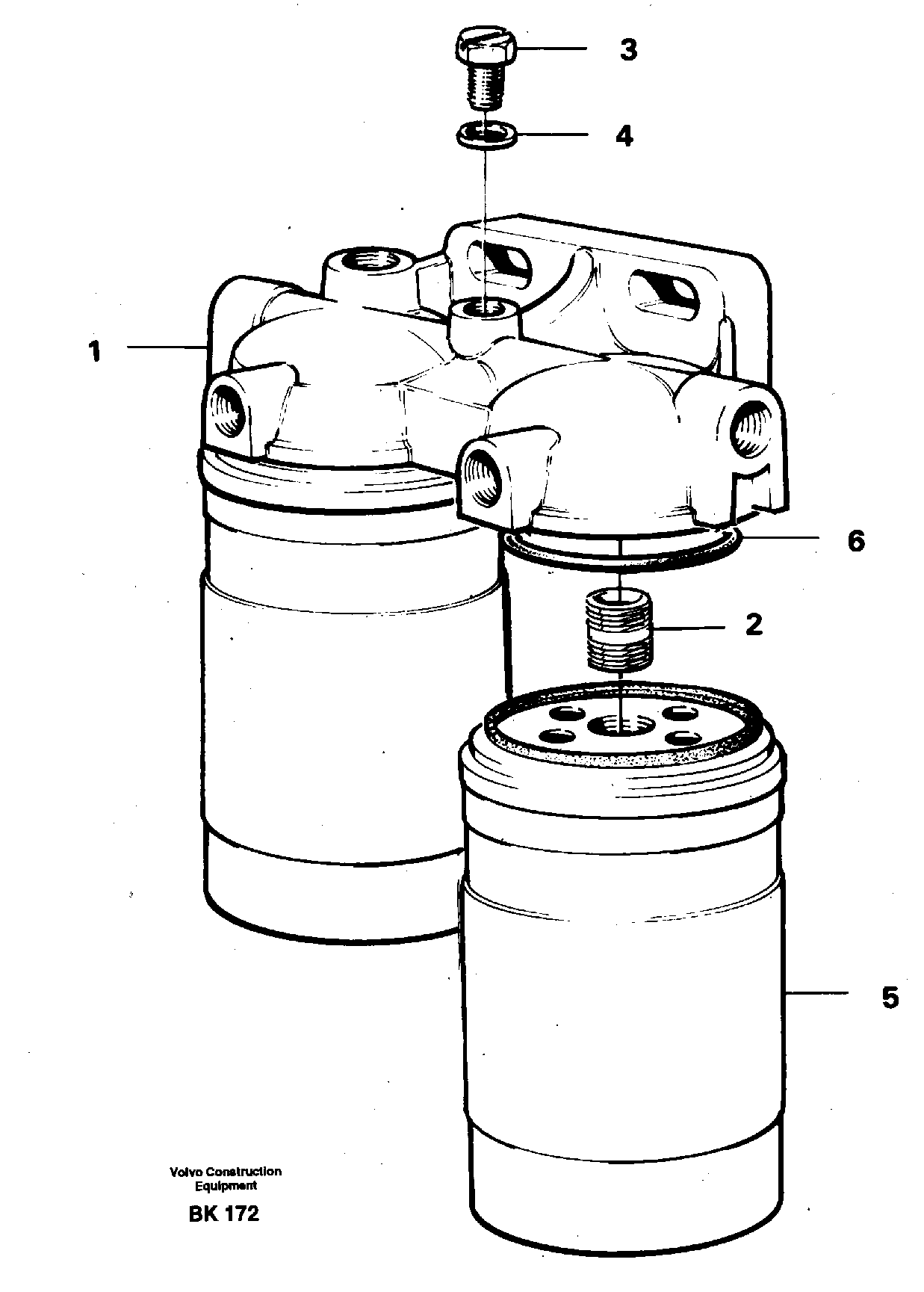 Fuel filter — volvo parts diagram
