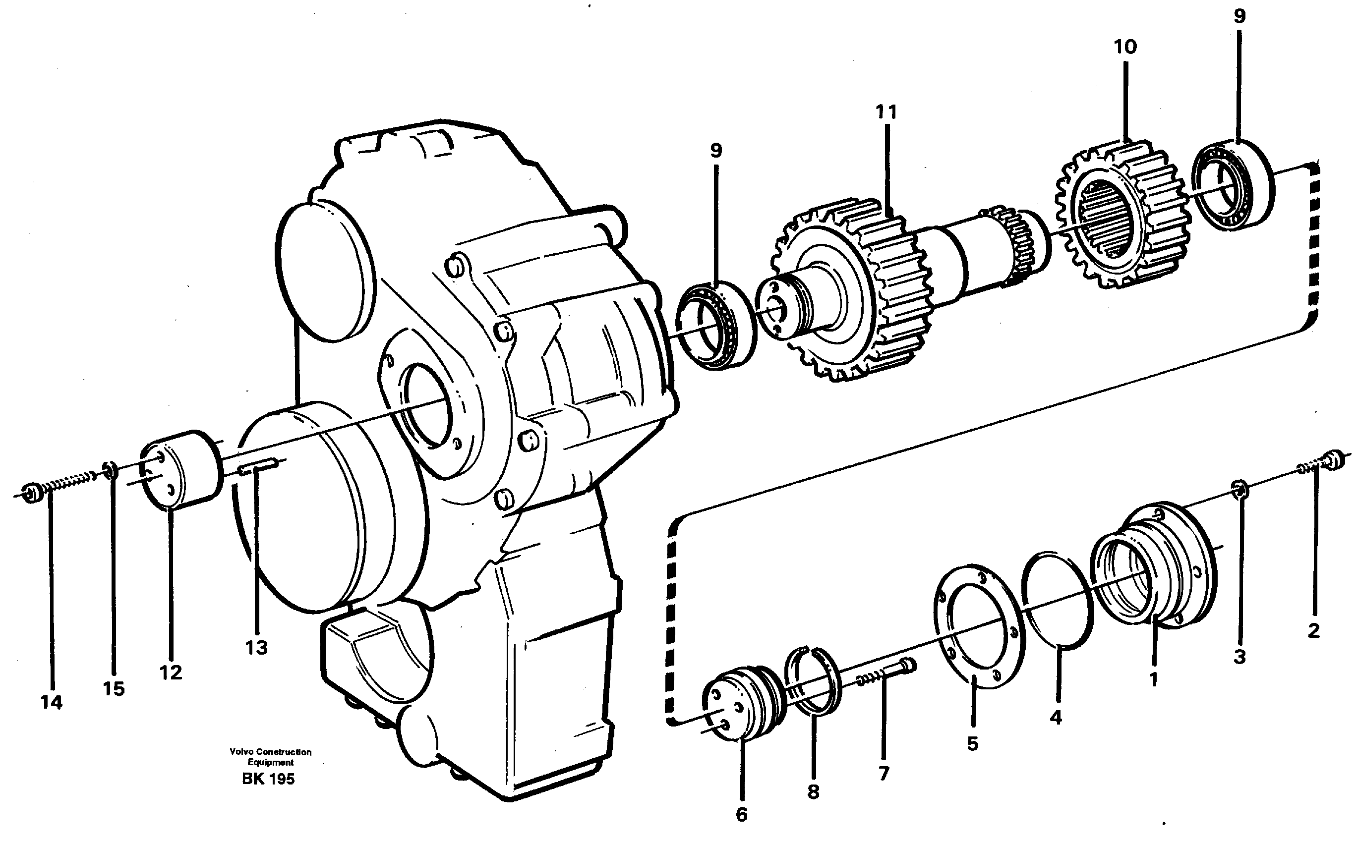 Intermediate shaft — volvo parts diagram