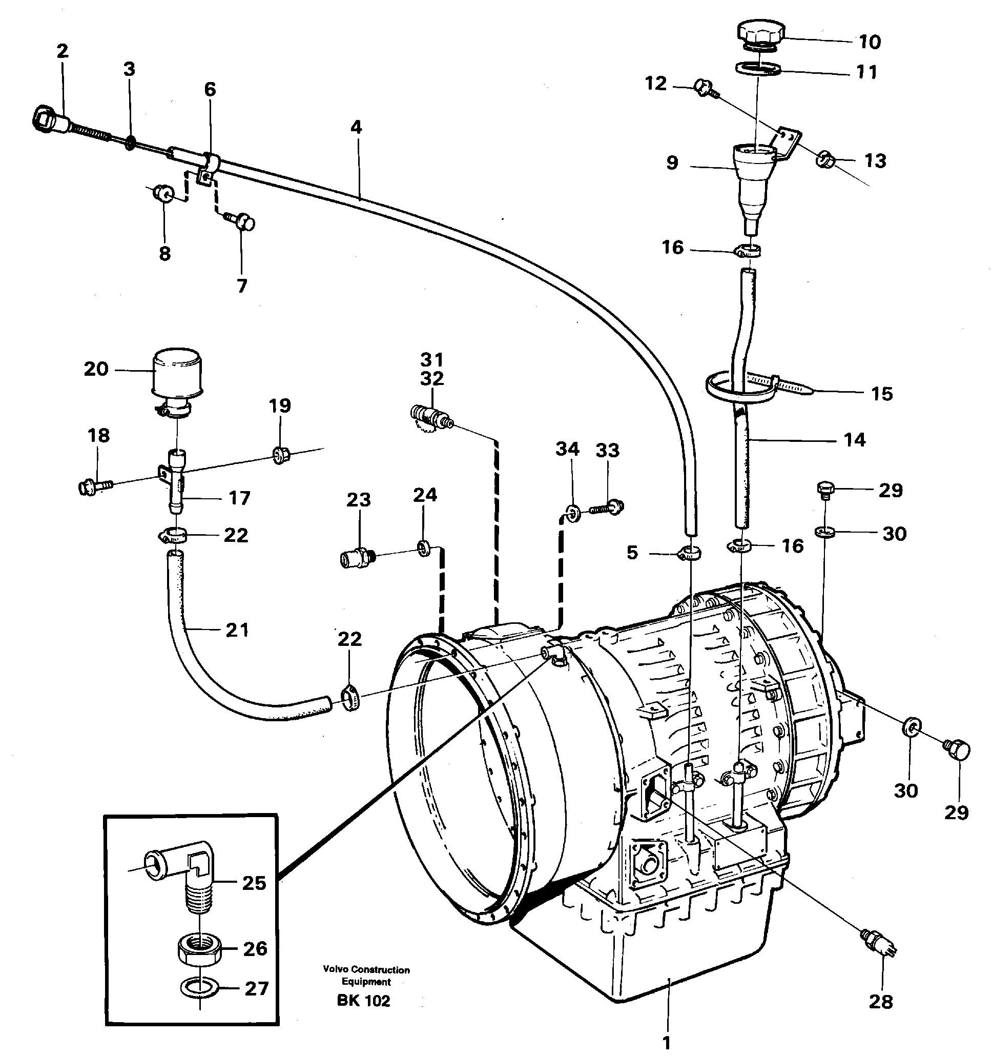 Power transmission — volvo parts diagram