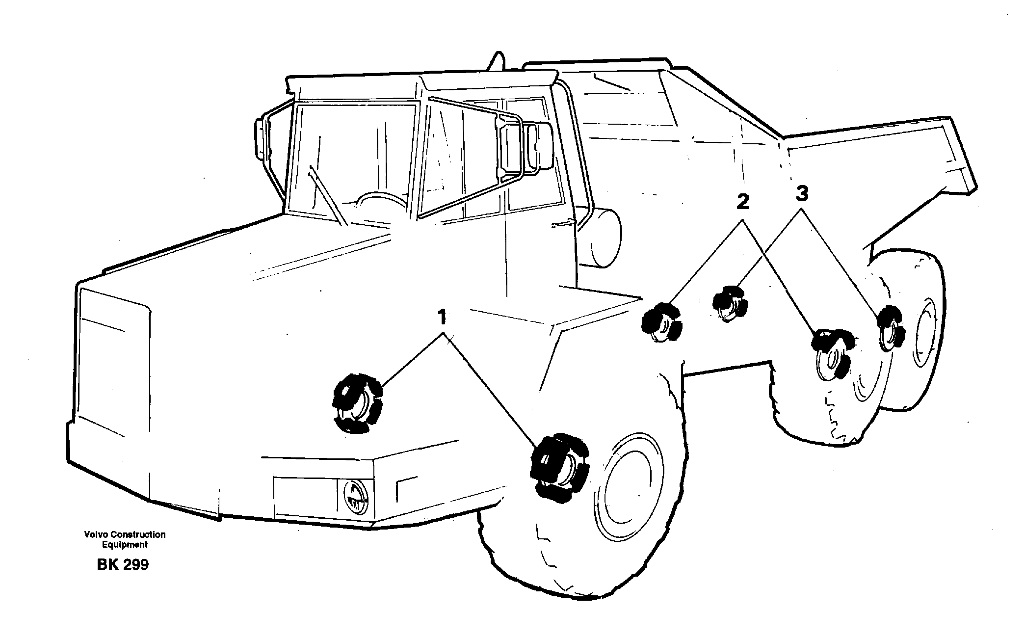 Brake / planetary shaft — volvo parts diagram