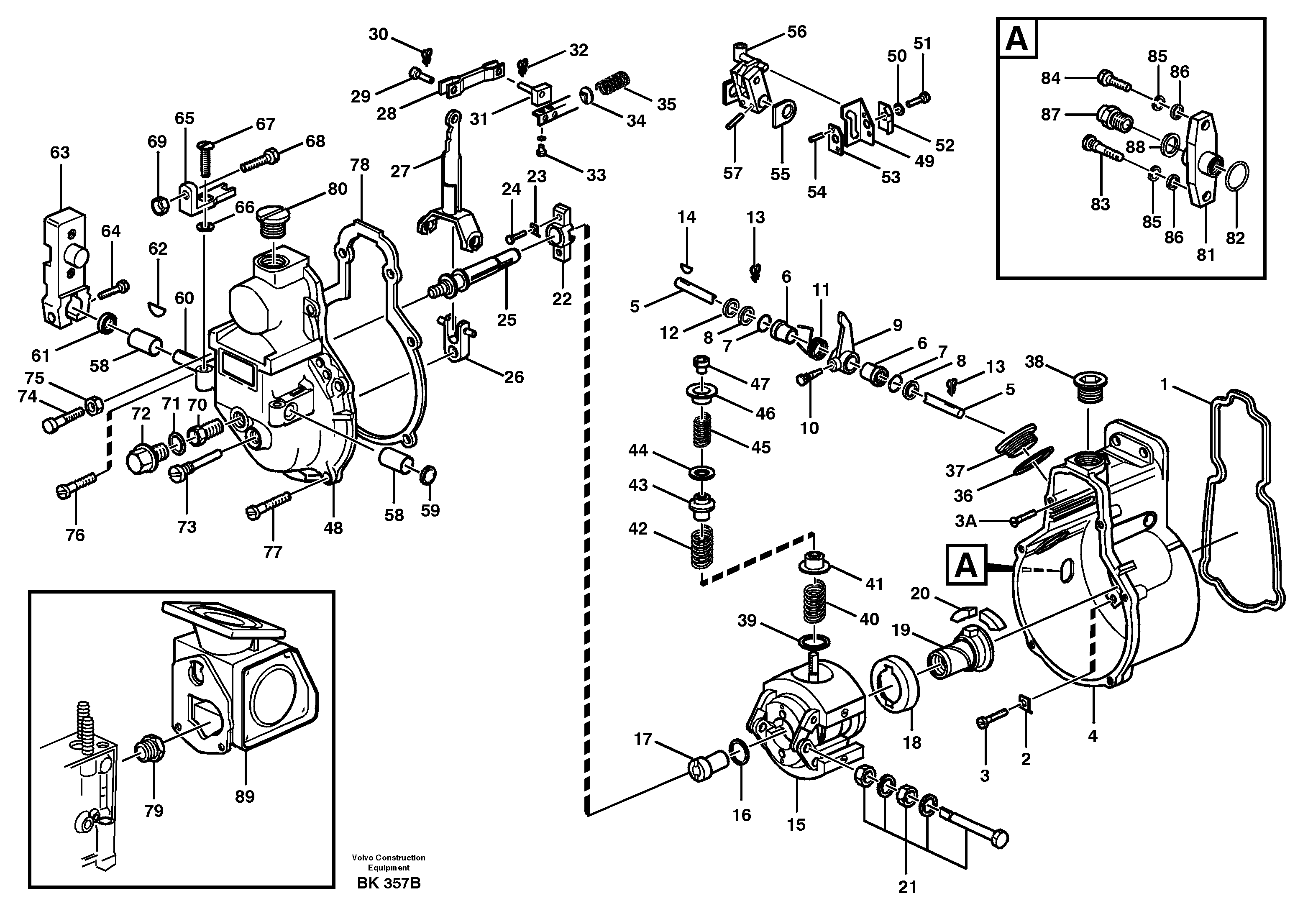 Centrifugal governor — volvo parts diagram