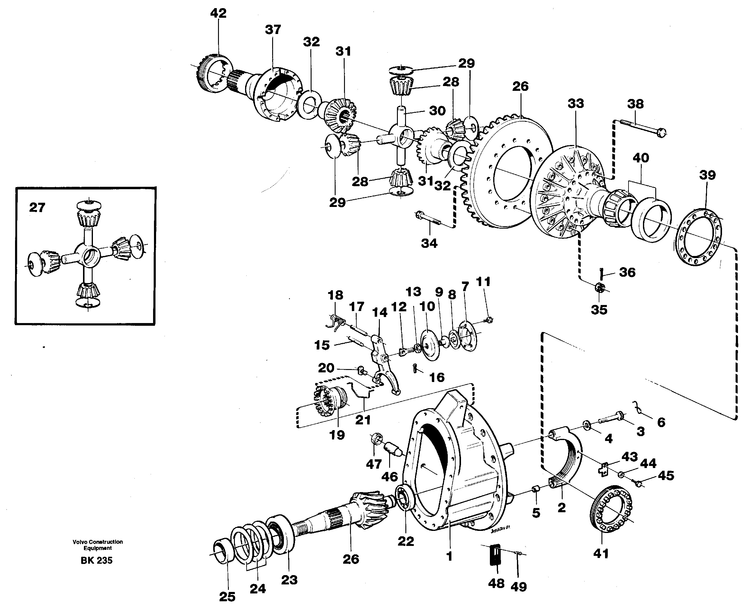 Final drive  AH63G — volvo parts diagram