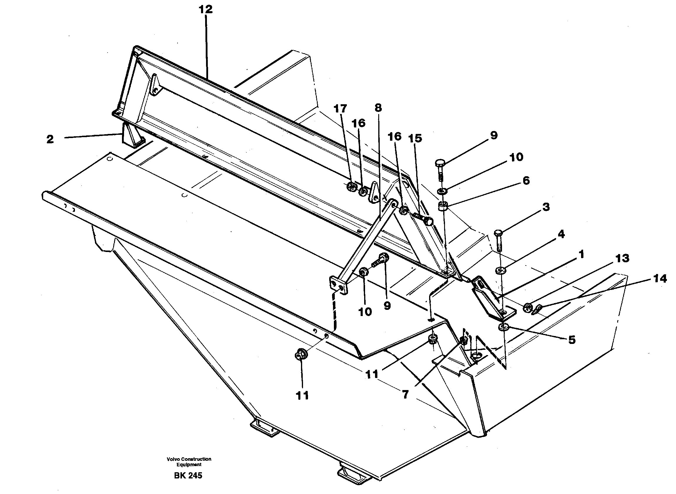 Extra front spillguard  93066 — volvo parts diagram