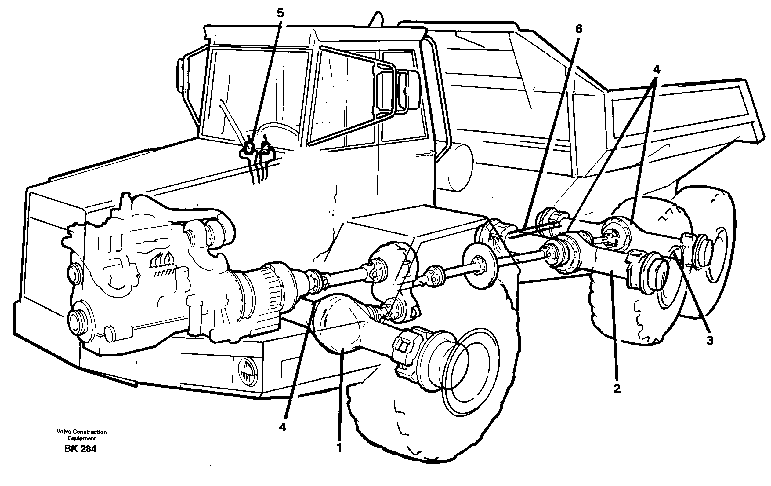Planet axels — volvo parts diagram