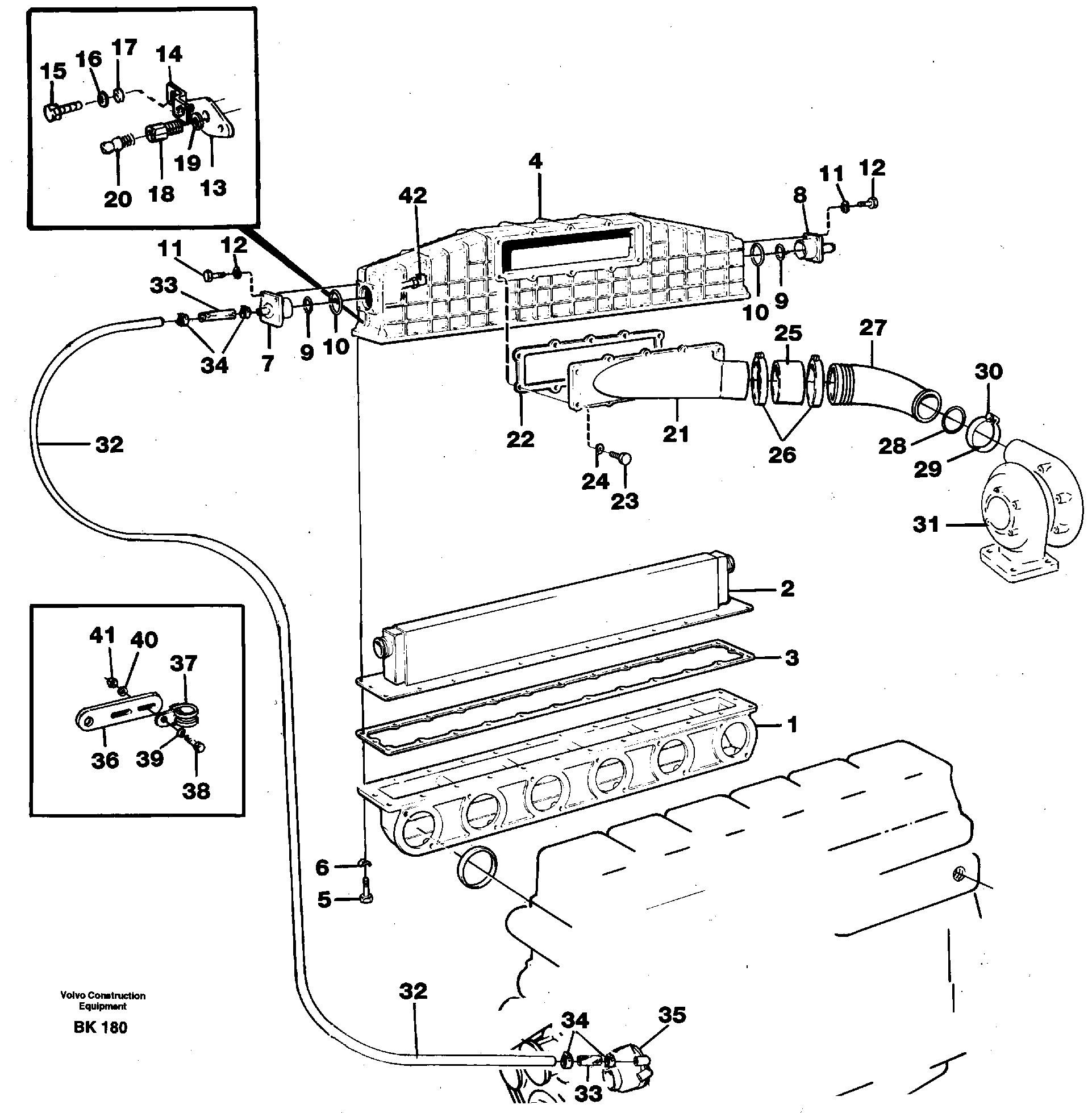 Intercooler — volvo parts diagram
