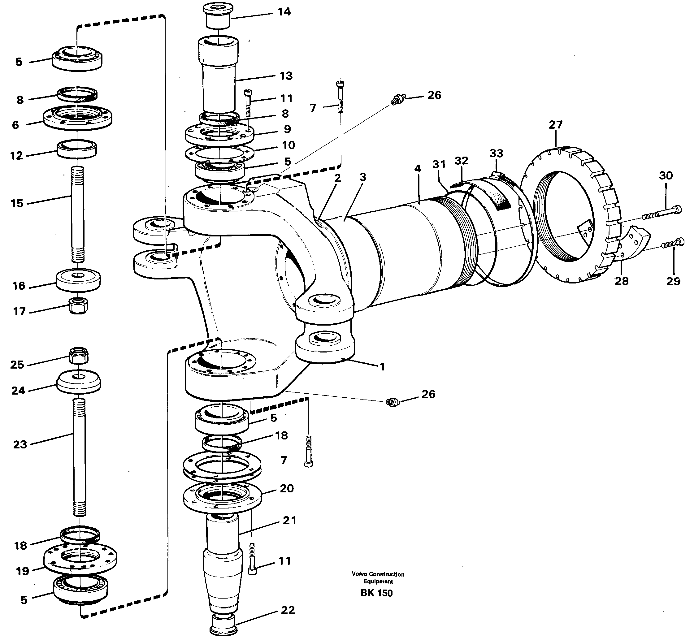 Frame link — volvo parts diagram