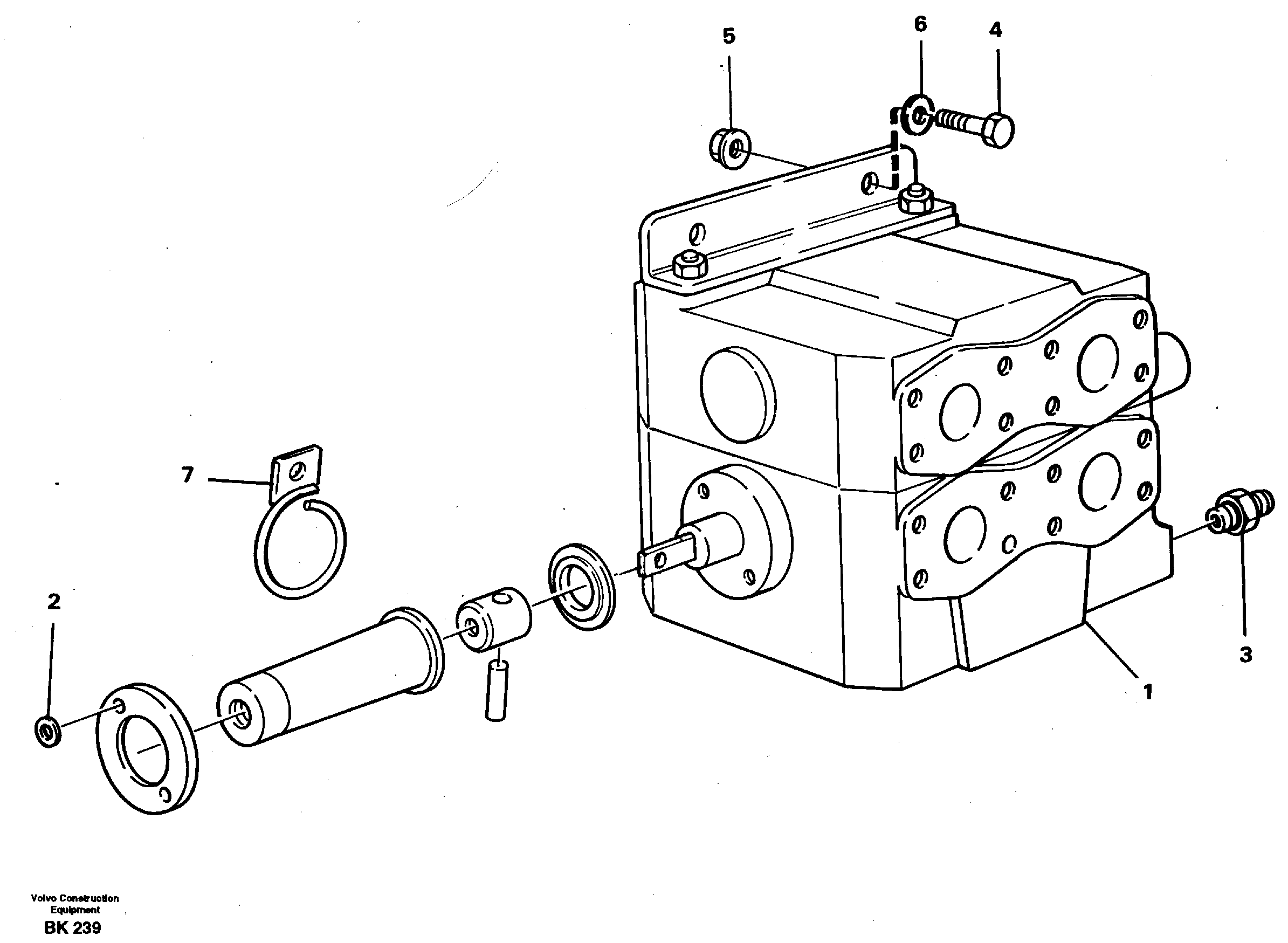Tip valve with fitting parts — volvo parts diagram