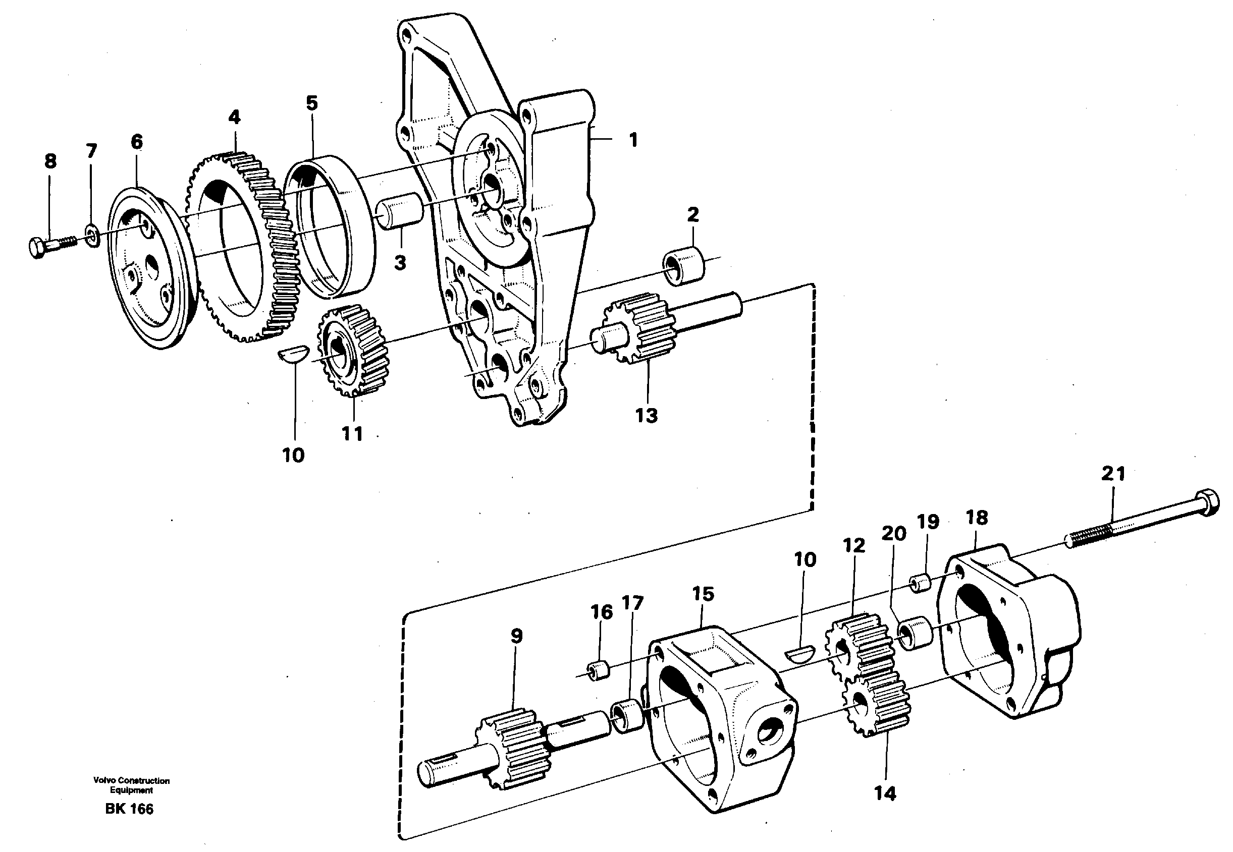 Oil pump — volvo parts diagram