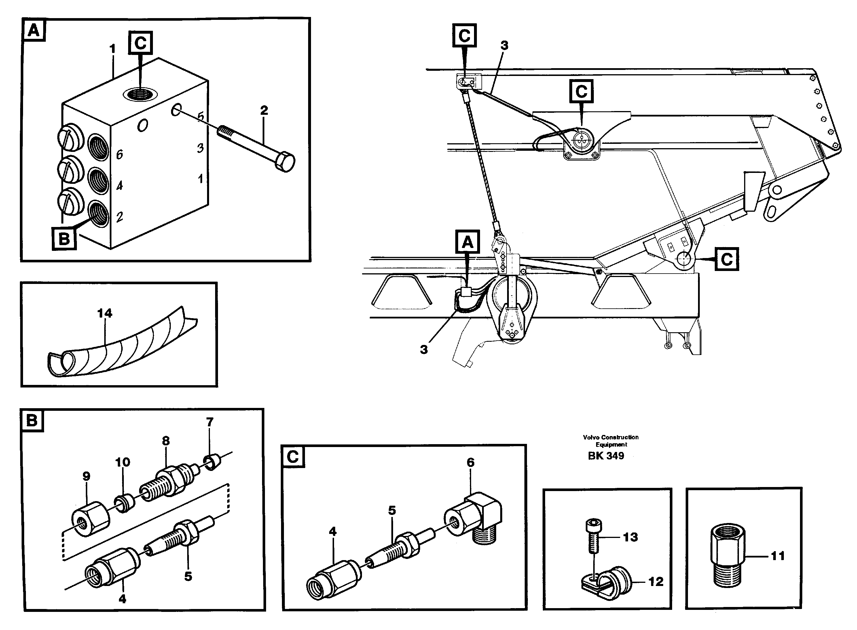 Central lubrication  93202 — volvo parts diagram