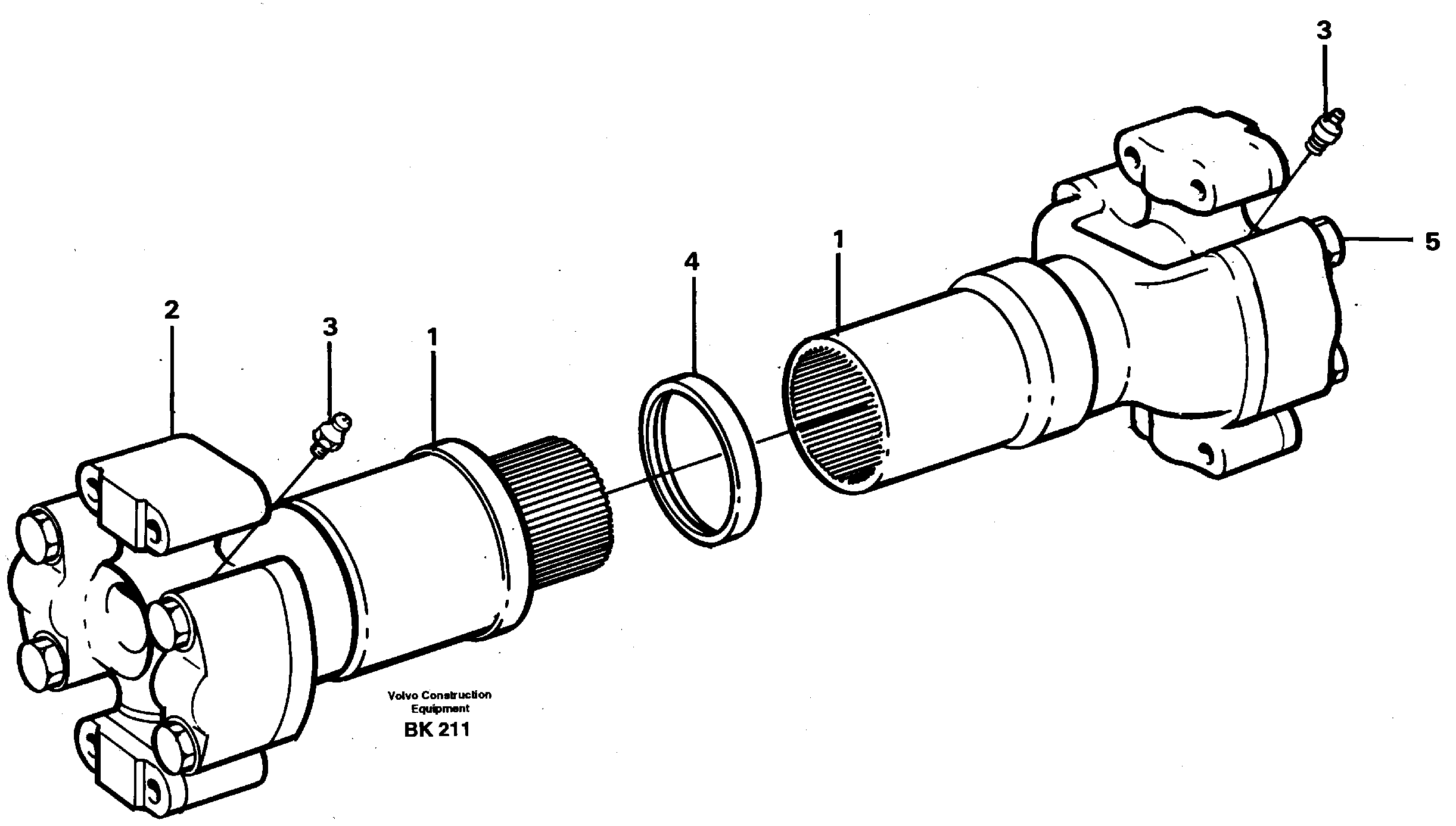 Propeller shaft — volvo parts diagram