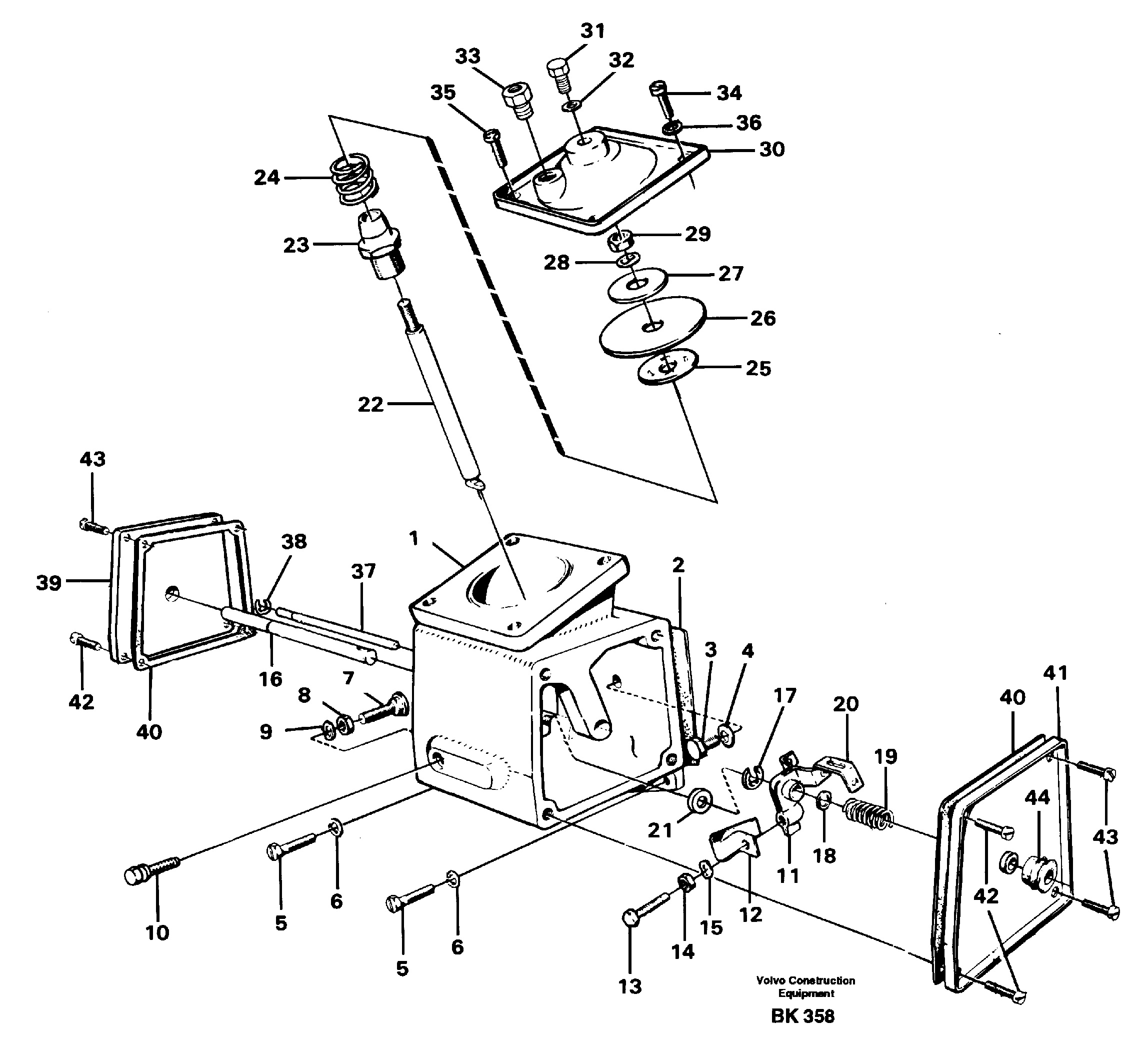 Smoke limiter, forward — volvo parts diagram