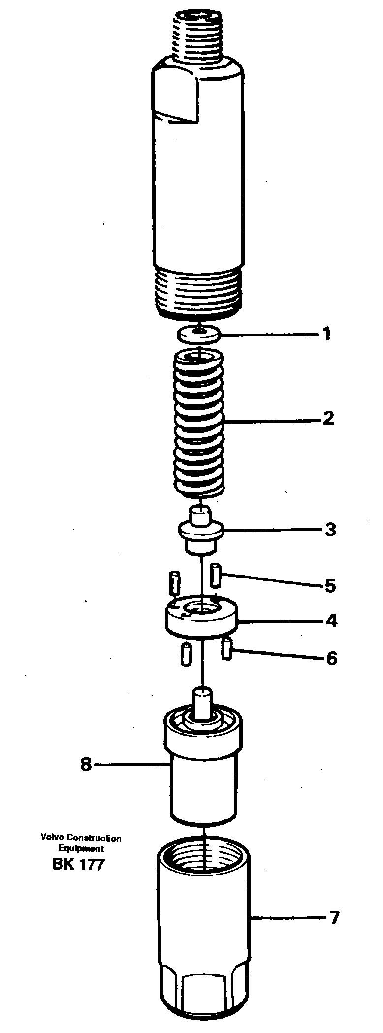 Injector — volvo parts diagram