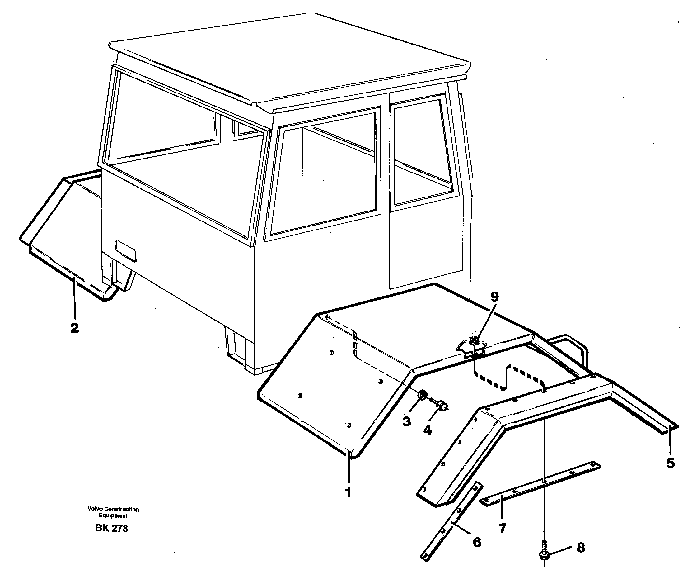 Front fender — volvo parts diagram