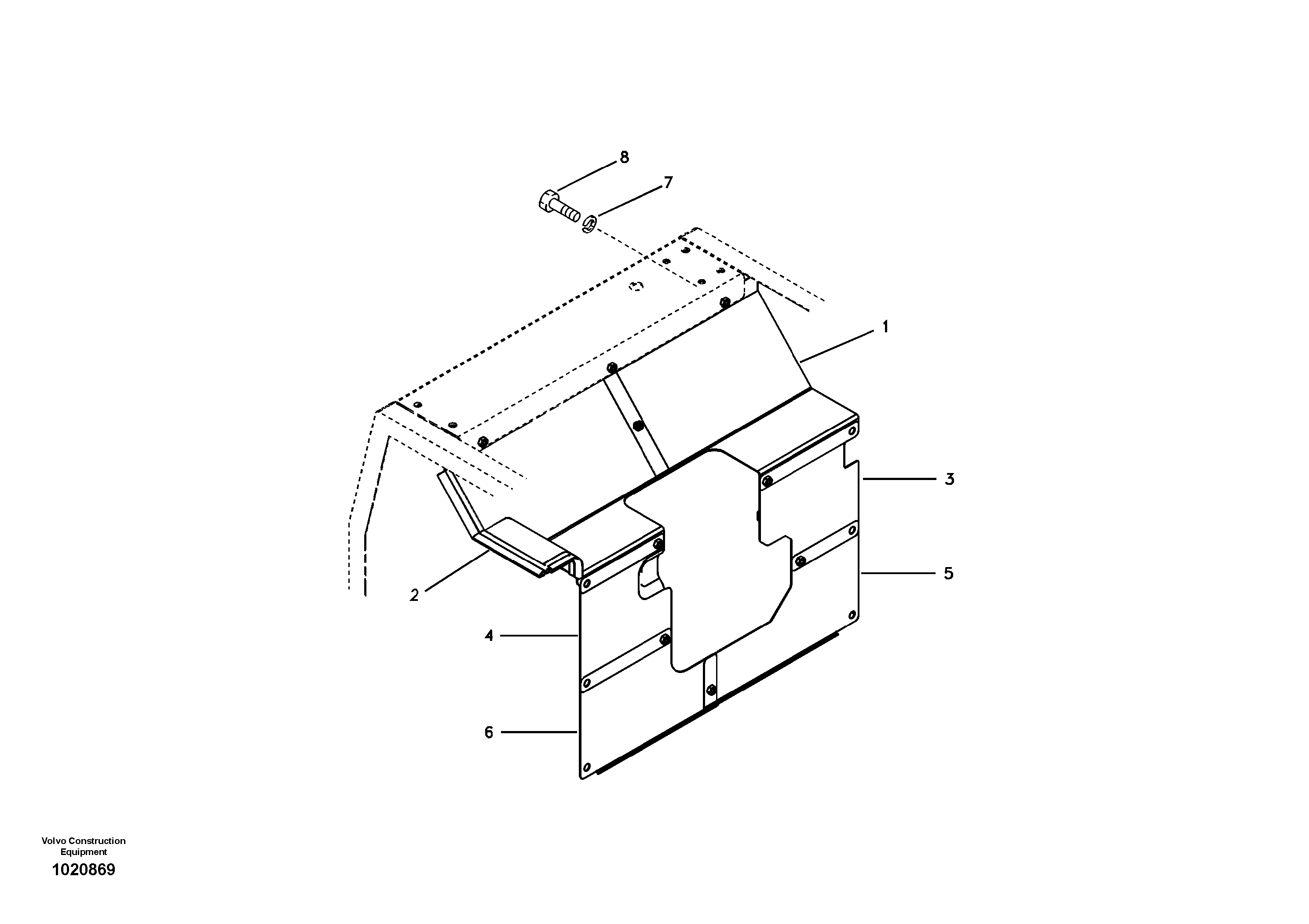 Cover, main pump — volvo parts diagram