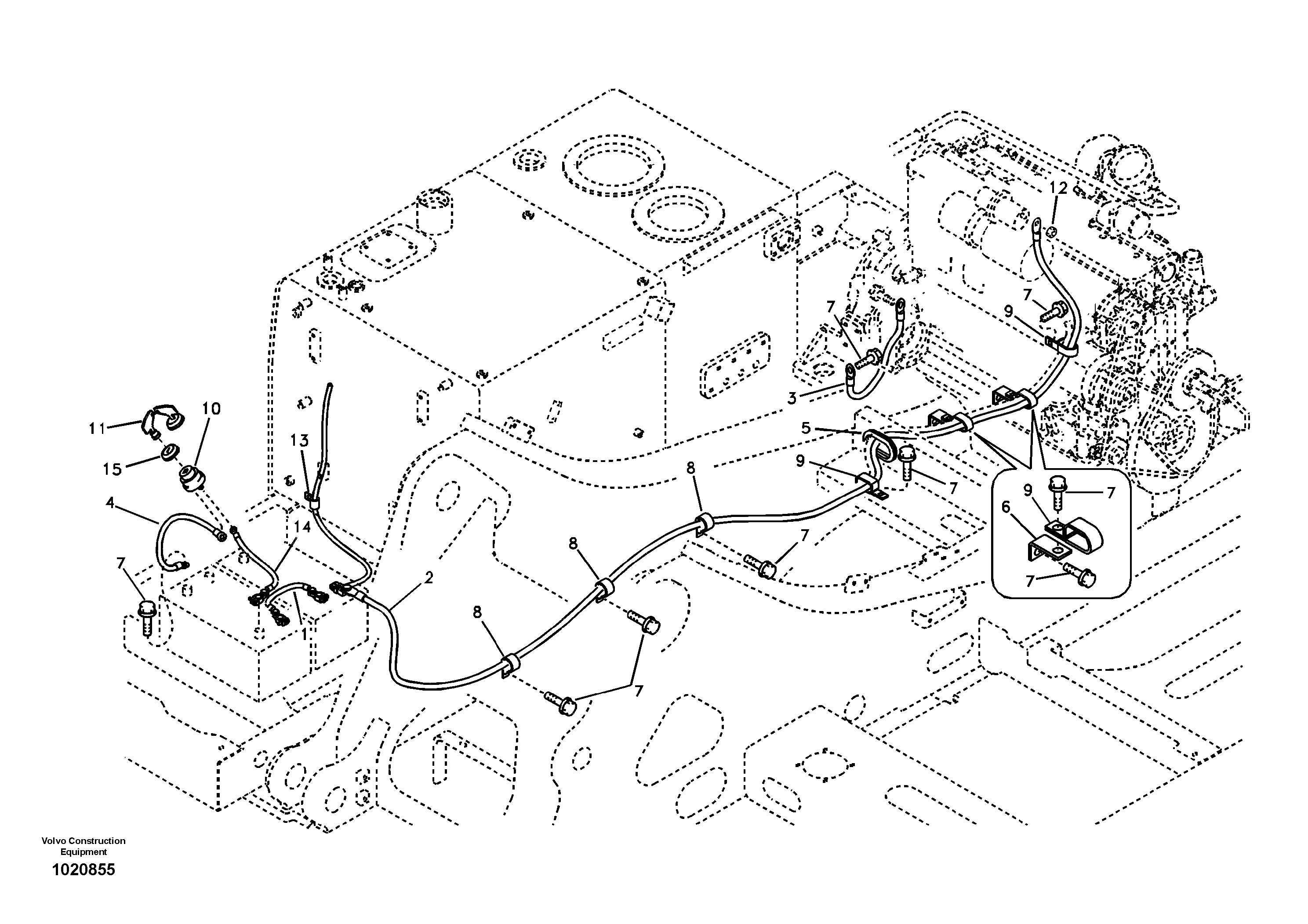 Cables, battery — volvo parts diagram