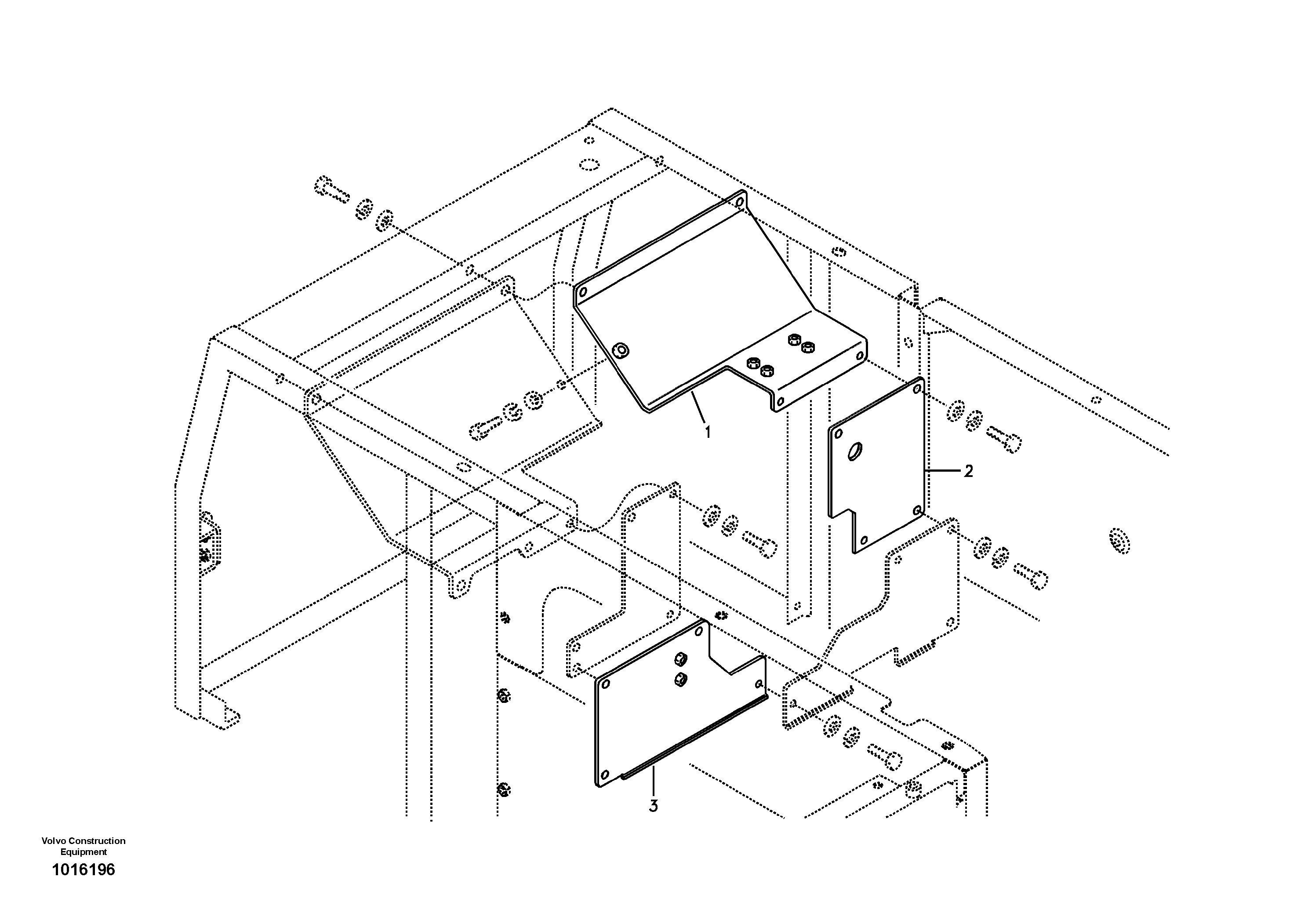 Cover, main pump — volvo parts diagram