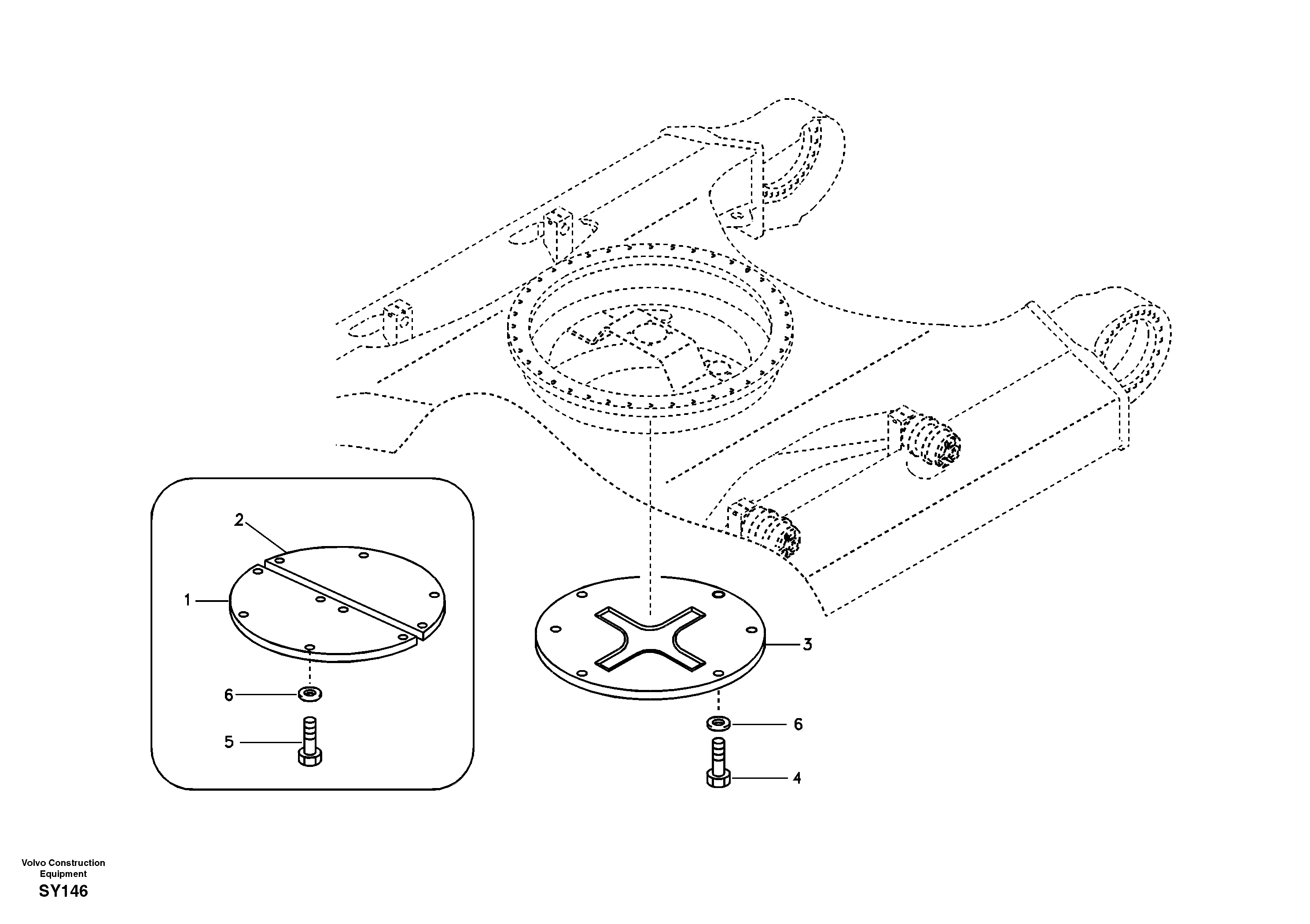 Protecting plate — volvo parts diagram