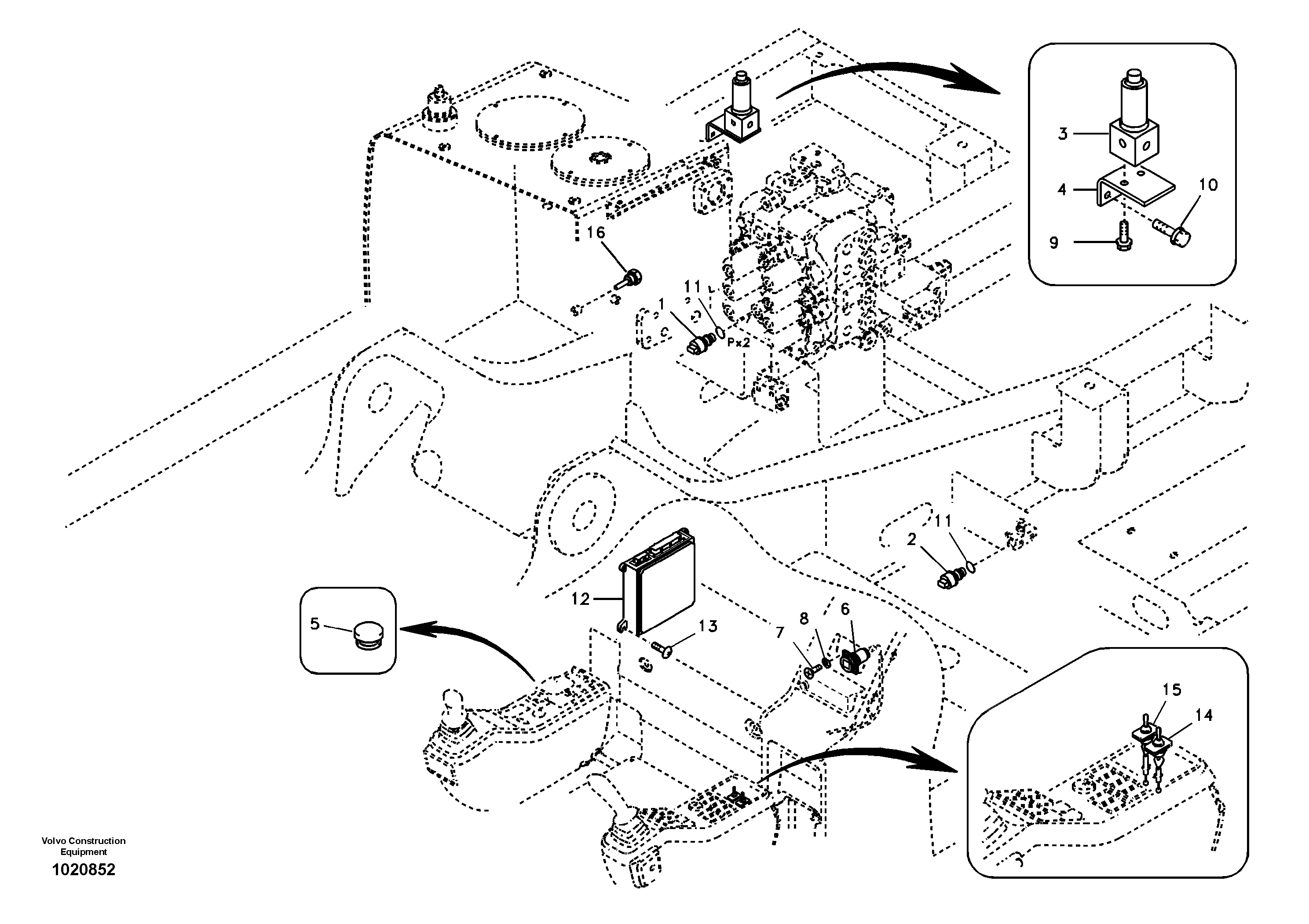 Electronic unit. — volvo parts diagram
