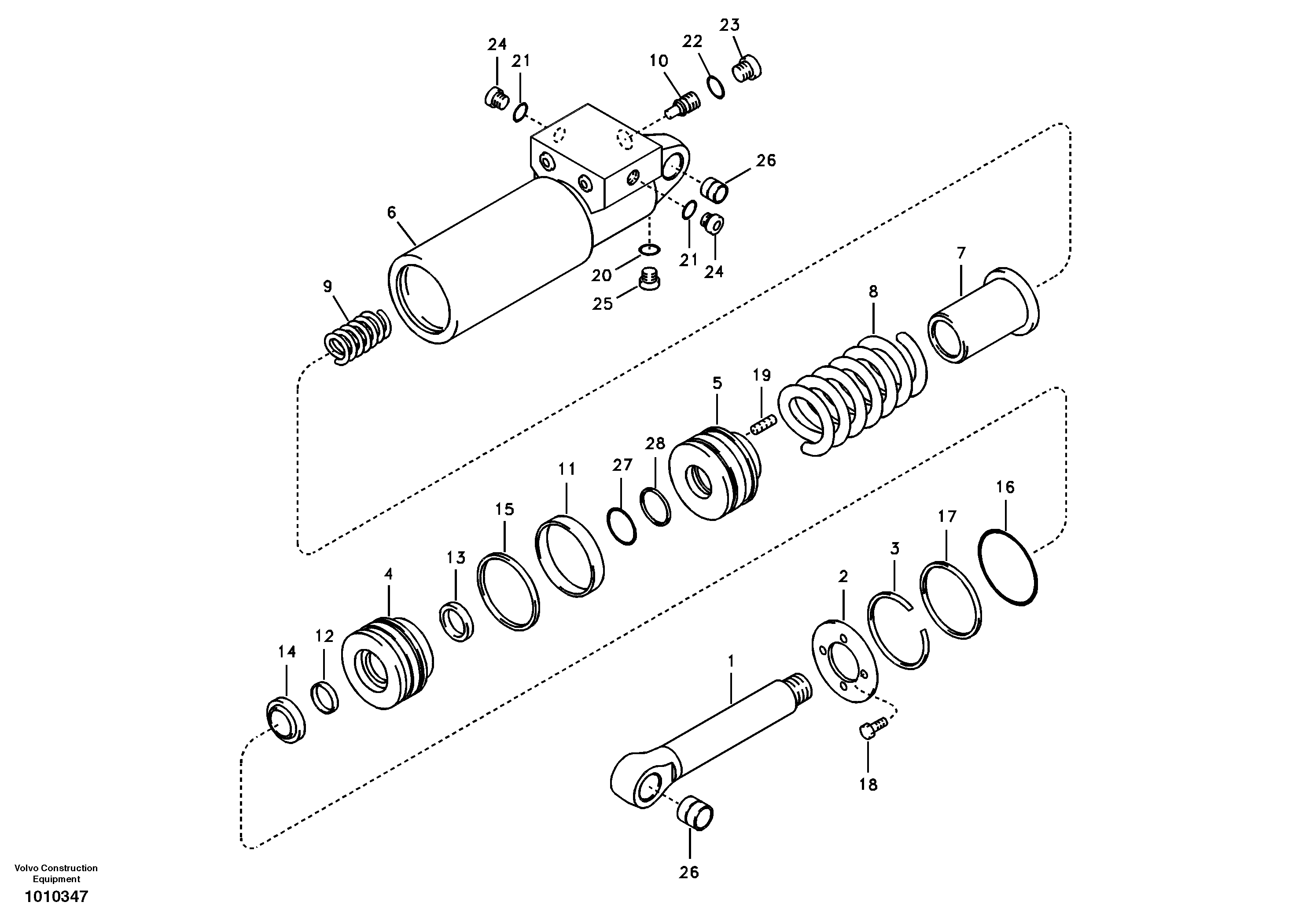 Quick fit cylinder — volvo parts diagram