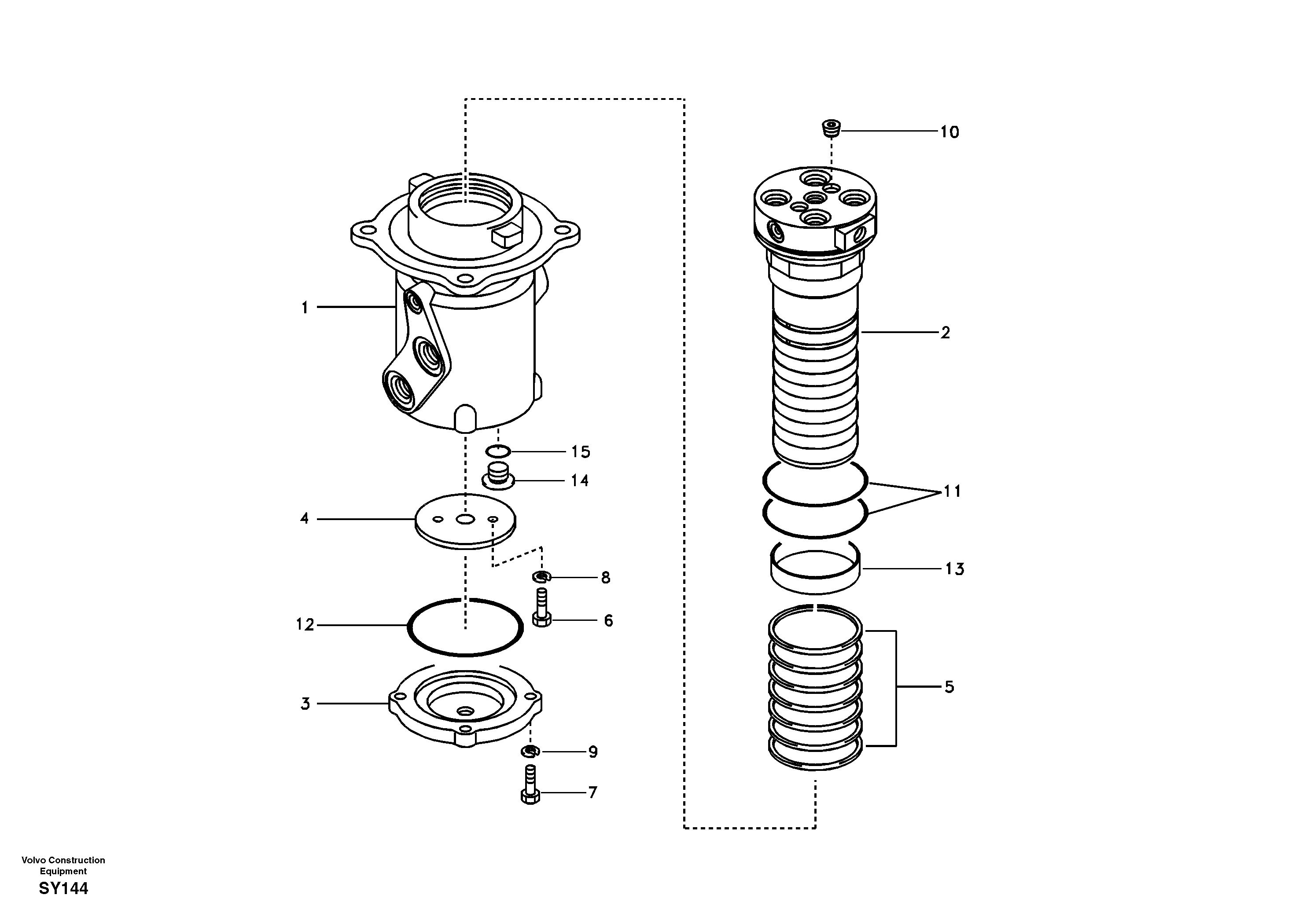 Turning joint — volvo parts diagram