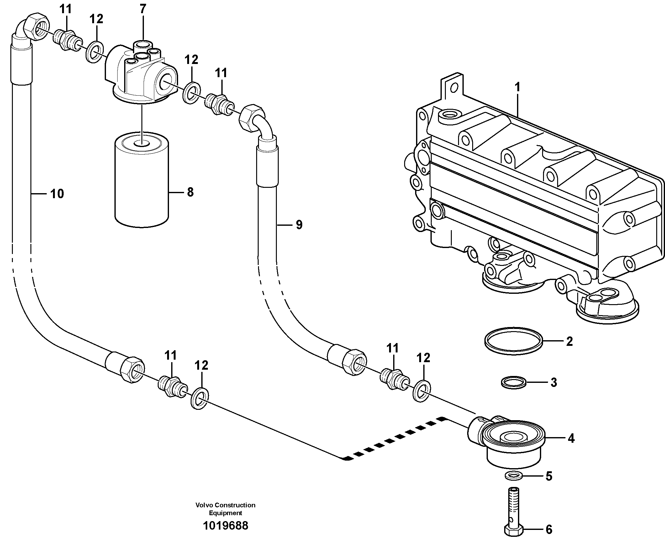 Oil filter — volvo parts diagram
